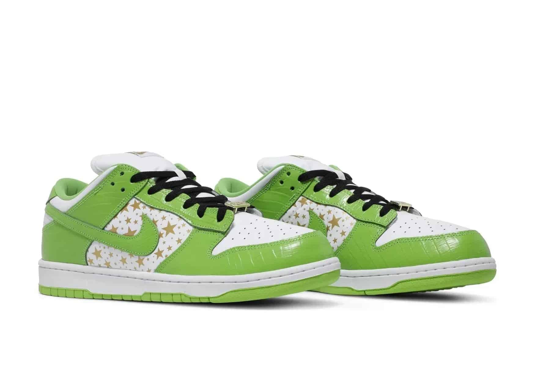 Nike Dunk Low Supreme Stars Mean Green (2021) - Sneaker Türkiye