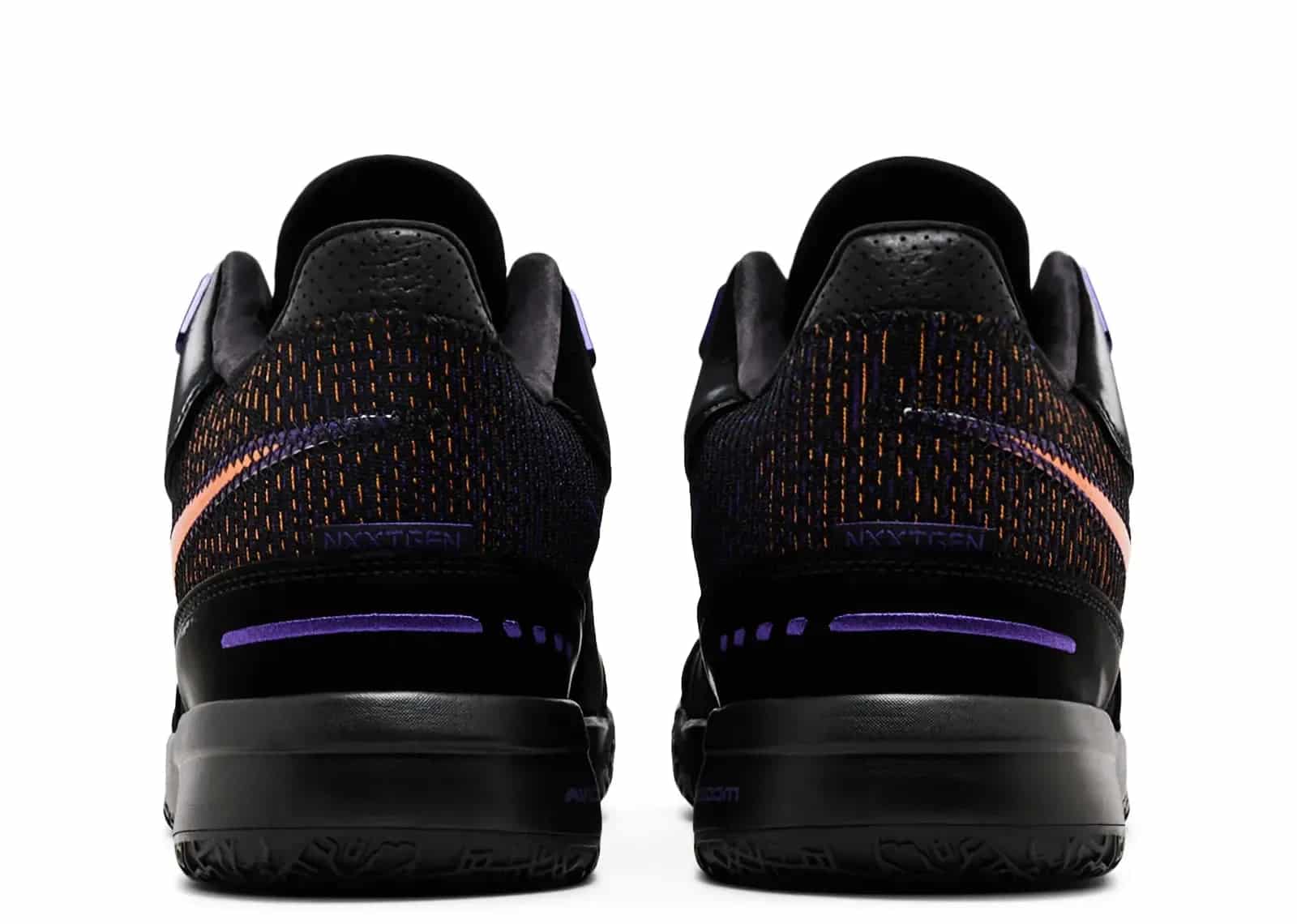 Nike Zoom LeBron NXXT Gen AMPD Black Field Purple Bright Mandarin - Sneaker Türkiye