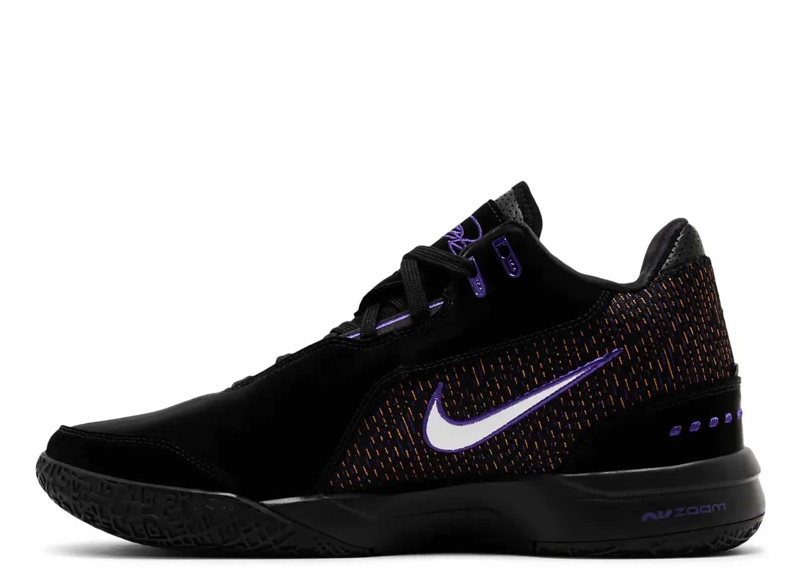 Nike Zoom LeBron NXXT Gen AMPD Black Field Purple Bright Mandarin - Sneaker Türkiye