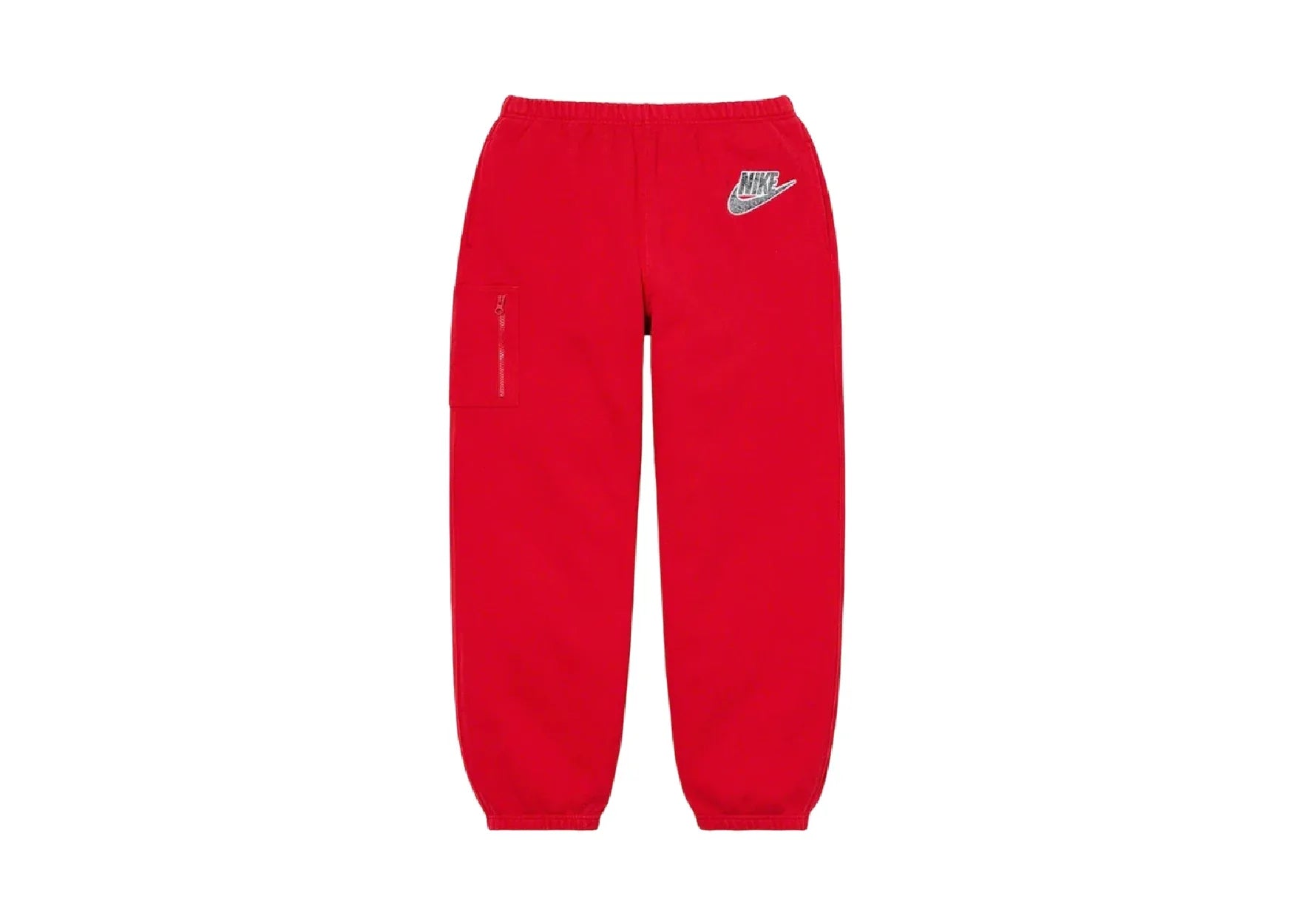 Nike x Supreme Cargo Sweatpants Red - Sneaker Türkiye