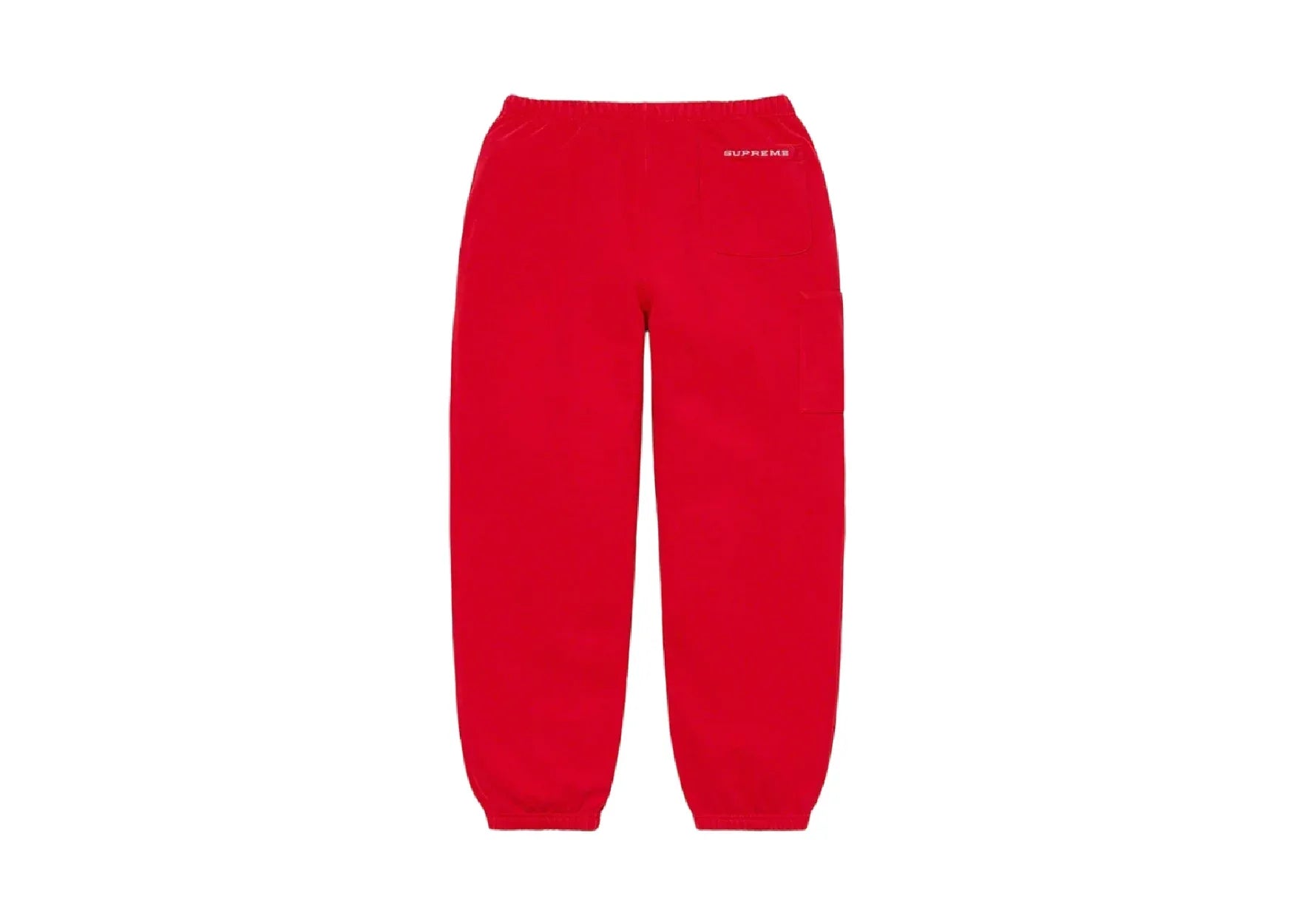 Nike x Supreme Cargo Sweatpants Red - Sneaker Türkiye