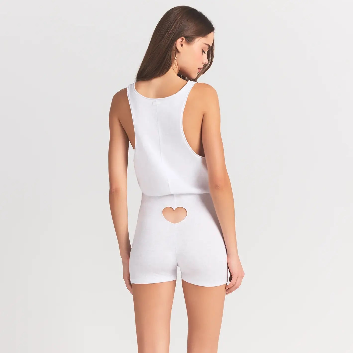 SKIMS WORN IN JERSEY HEART ONESIE | SNOW - Sneaker Türkiye