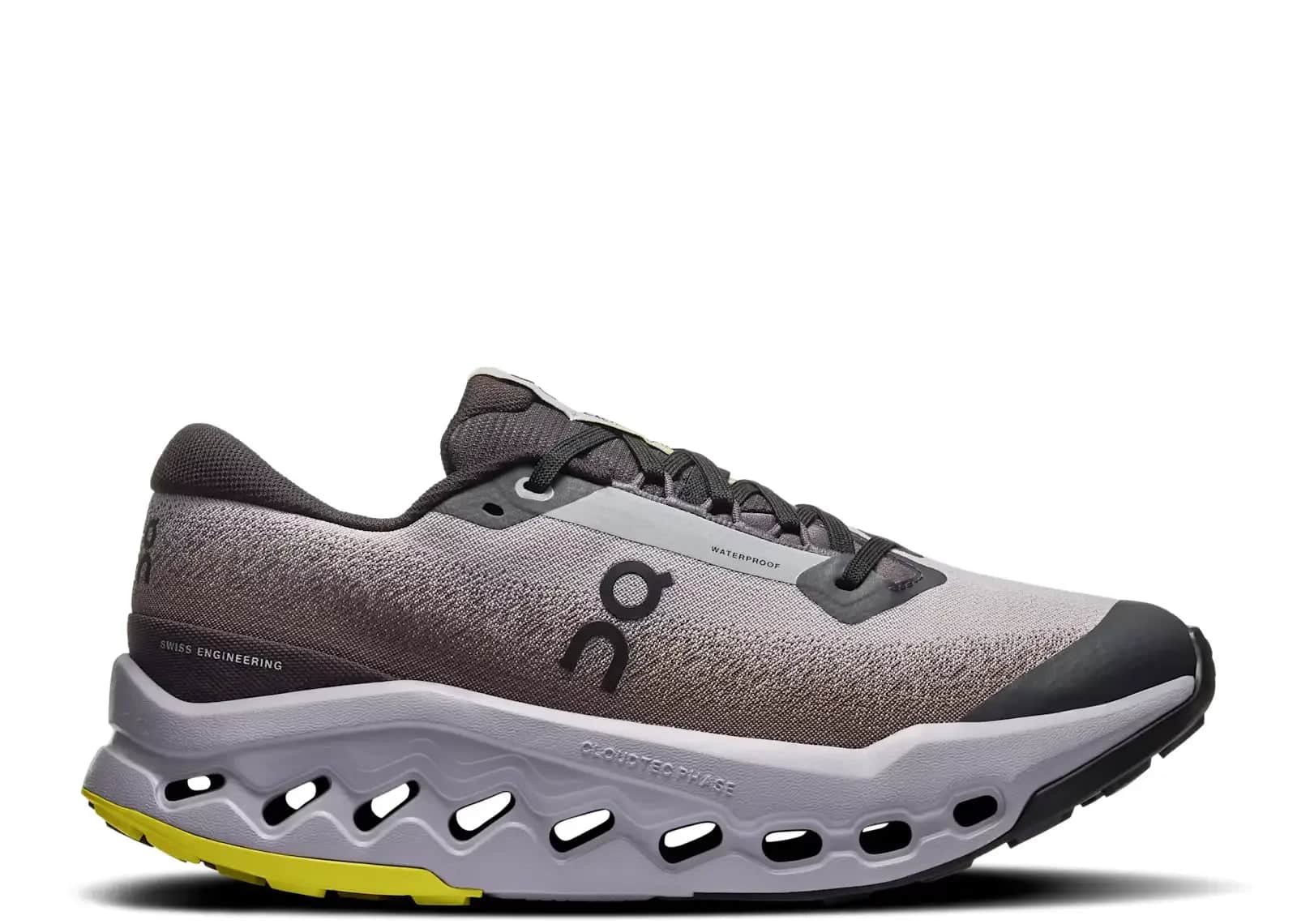 On Cloudsurfer Trail 2 Waterproof Black Lilac (W) - Sneaker Türkiye