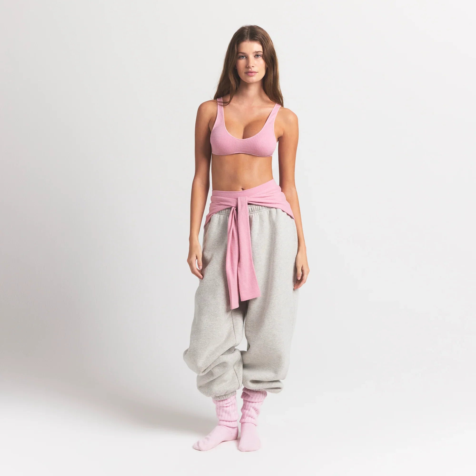 SKIMS WOOL RIB BRALETTE | HALITE - Sneaker Türkiye