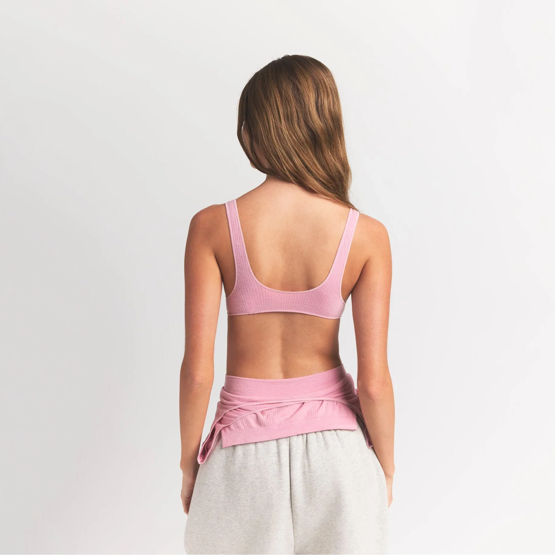 SKIMS WOOL RIB BRALETTE | HALITE - Sneaker Türkiye