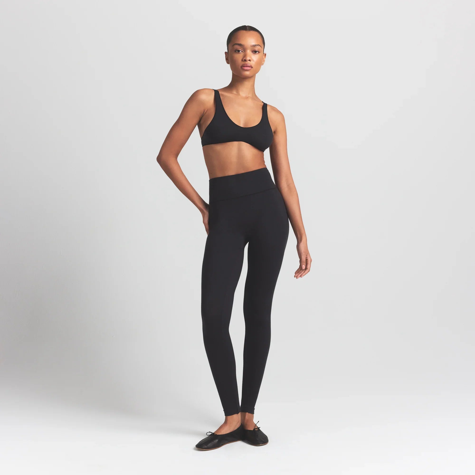 SKIMS WOOL RIB BRALETTE | OBSIDIAN - Sneaker Türkiye