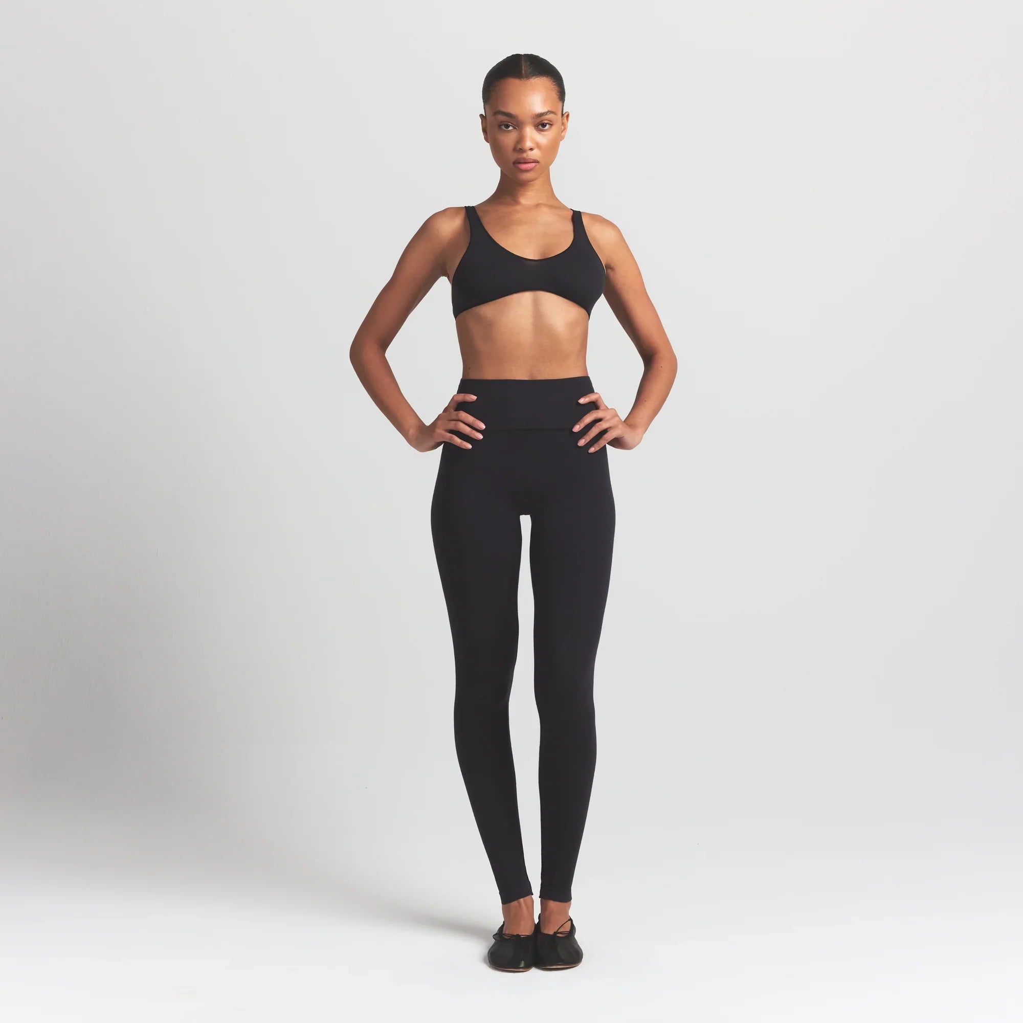 SKIMS WOOL RIB BRALETTE | OBSIDIAN - Sneaker Türkiye
