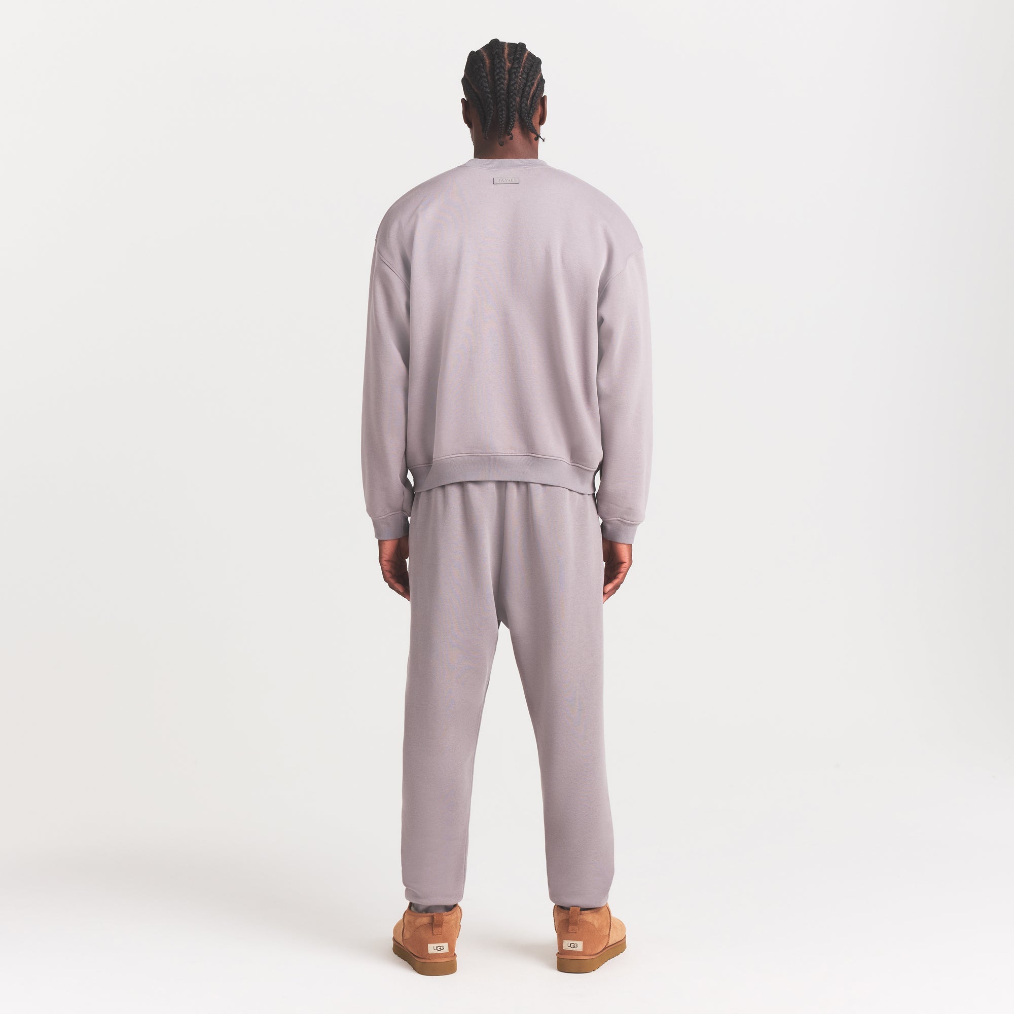 SKIMS FLEECE LOUNGE MENS RELAXED CREWNECK | SHADOW - Sneaker Türkiye