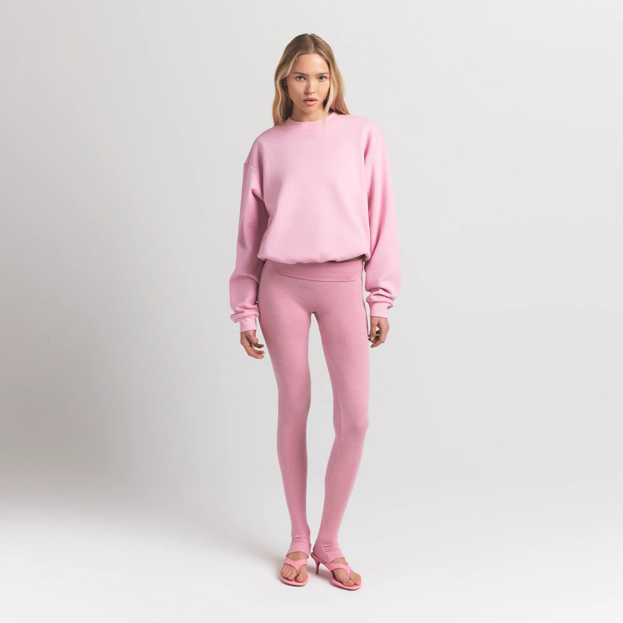 SKIMS COTTON FLEECE CLASSIC CREWNECK | HALITE - Sneaker Türkiye