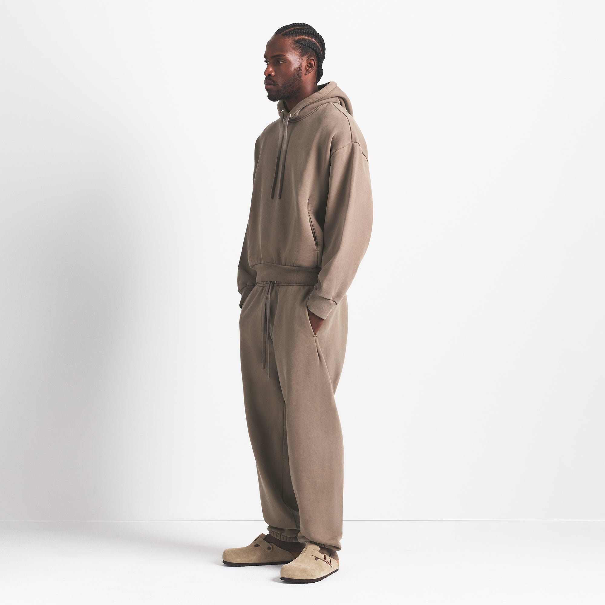 SKIMS HEAVYWEIGHT FLEECE MENS HOODIE | TRUFFLE - Sneaker Türkiye