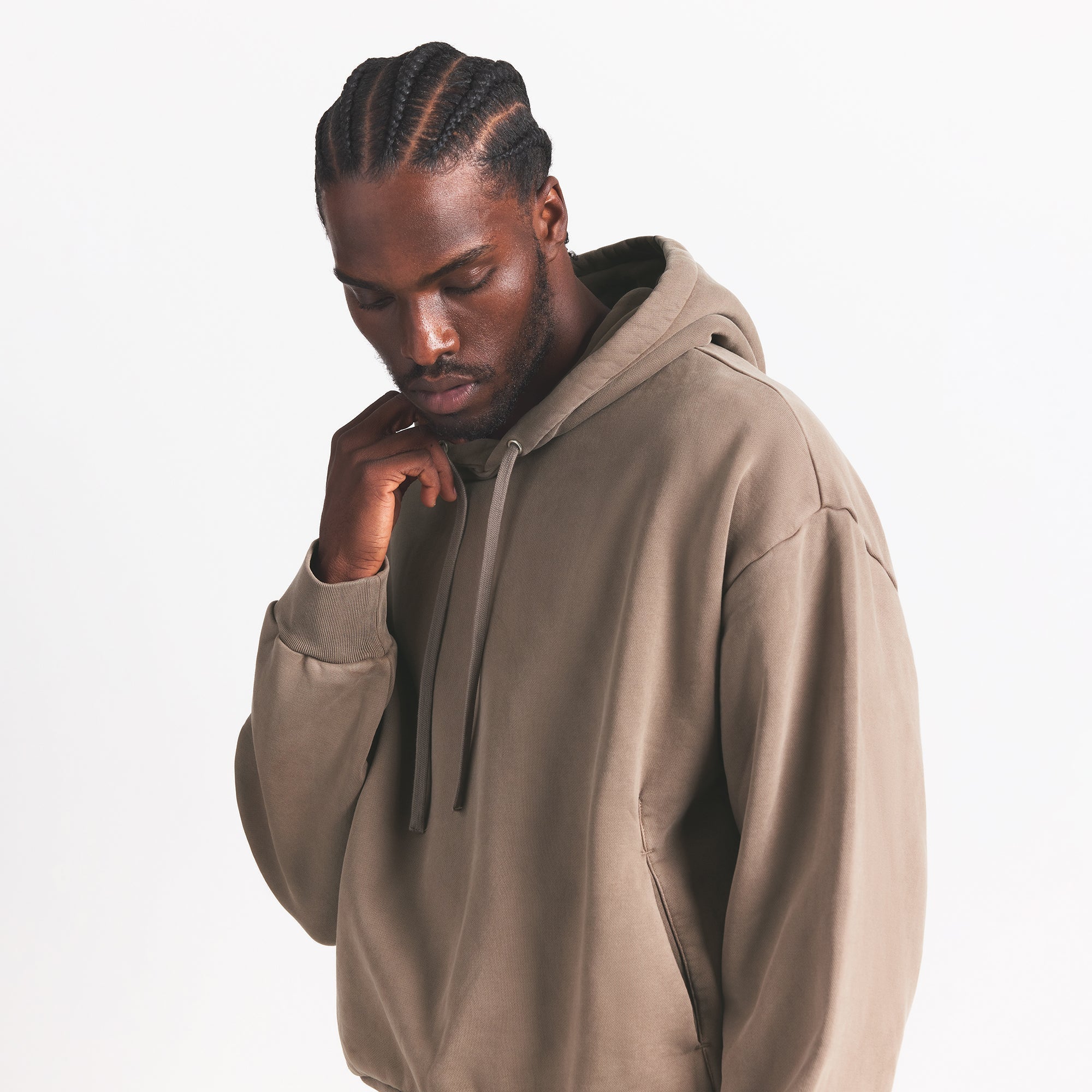 SKIMS HEAVYWEIGHT FLEECE MENS HOODIE | TRUFFLE - Sneaker Türkiye