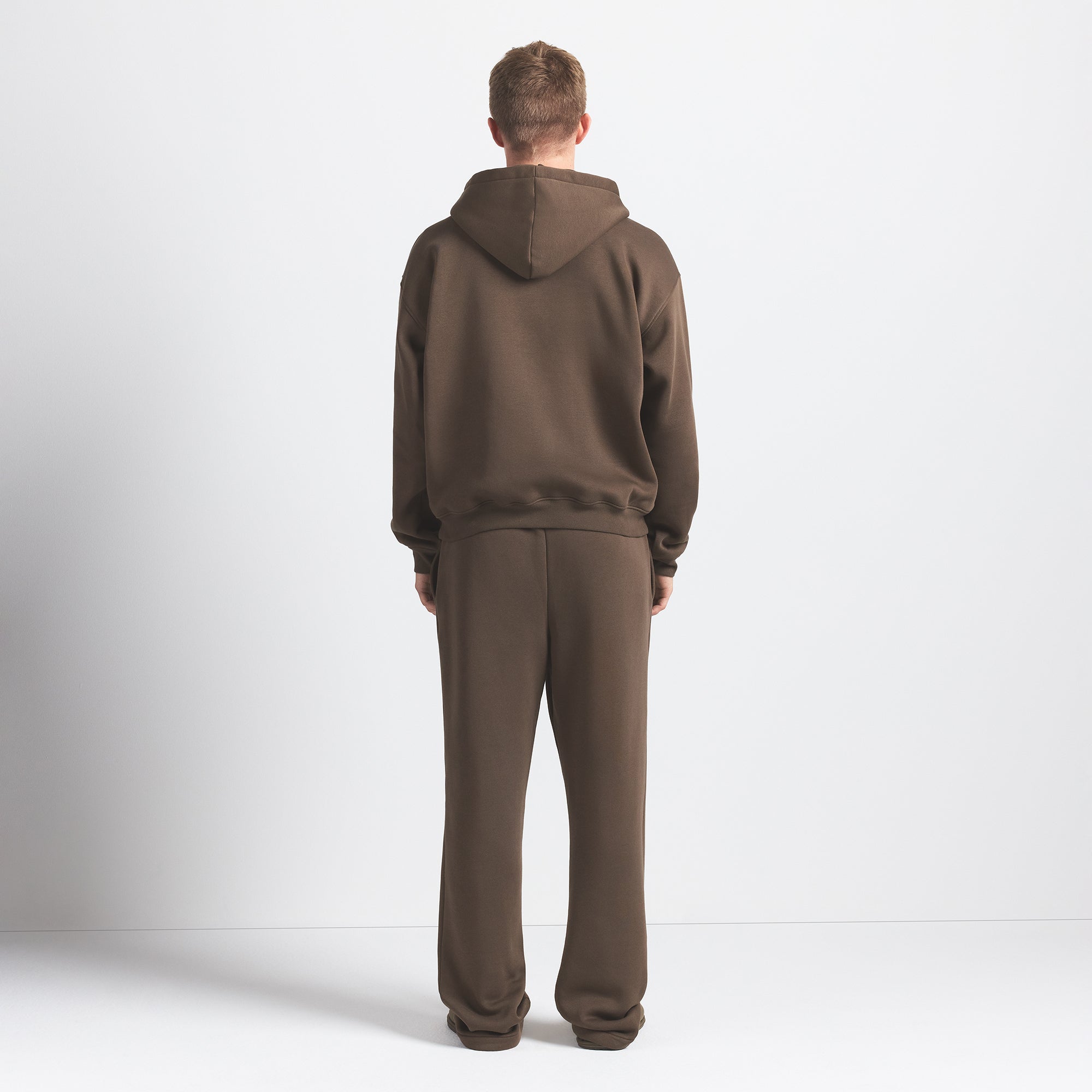 SKIMS FLEECE LOUNGE MENS RELAXED HOODIE | DRIFTWOOD - Sneaker Türkiye