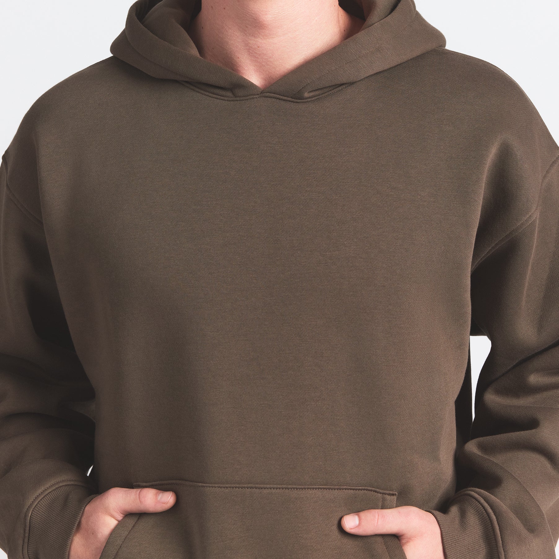 SKIMS FLEECE LOUNGE MENS RELAXED HOODIE | DRIFTWOOD - Sneaker Türkiye