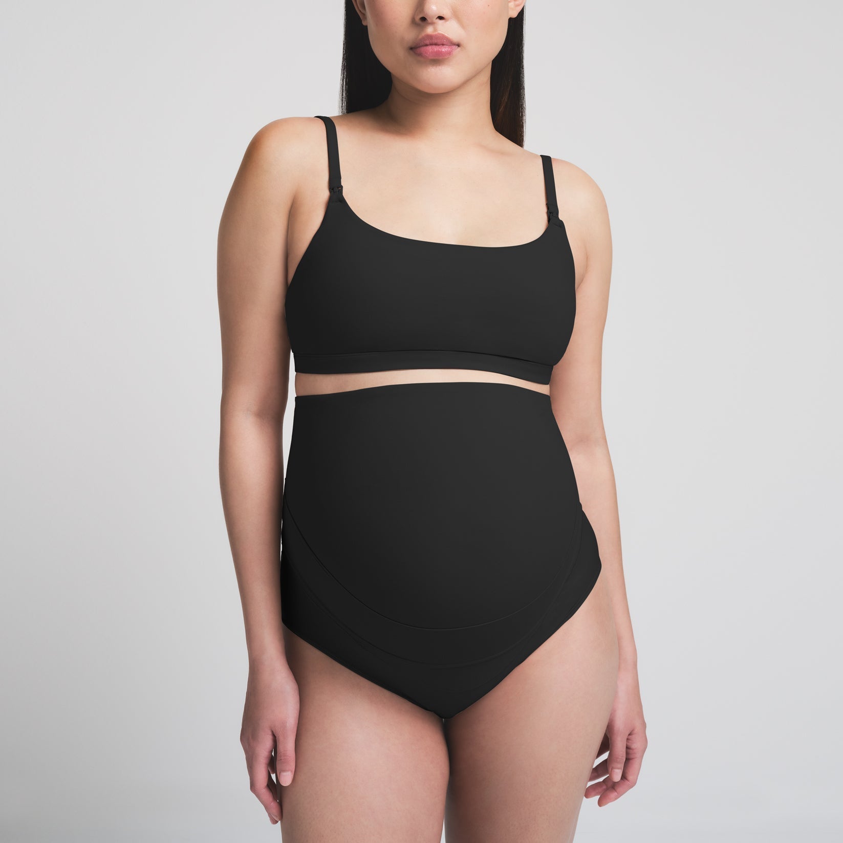 SKIMS FITS EVERYBODY MATERNITY BANDED HIGH-WAISTED BRIEF | ONYX - Sneaker Türkiye