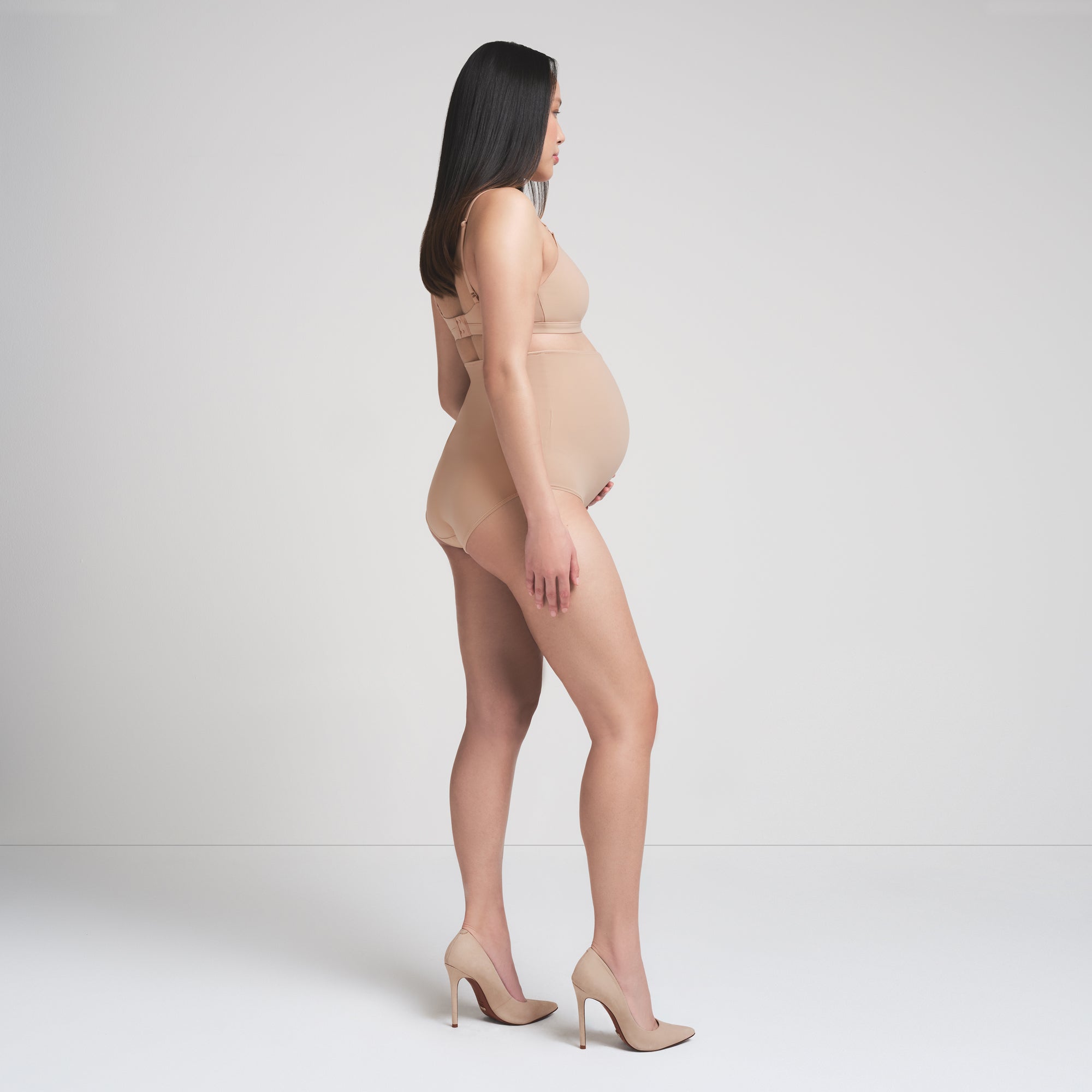 SKIMS FITS EVERYBODY MATERNITY HIGH-WAISTED BRIEF | CLAY - Sneaker Türkiye