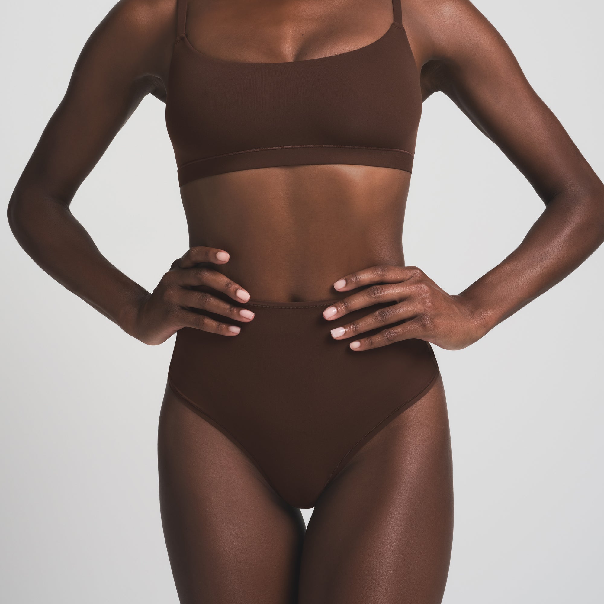 SKIMS FITS EVERYBODY HIGH-WAISTED THONG | COCOA - Sneaker Türkiye