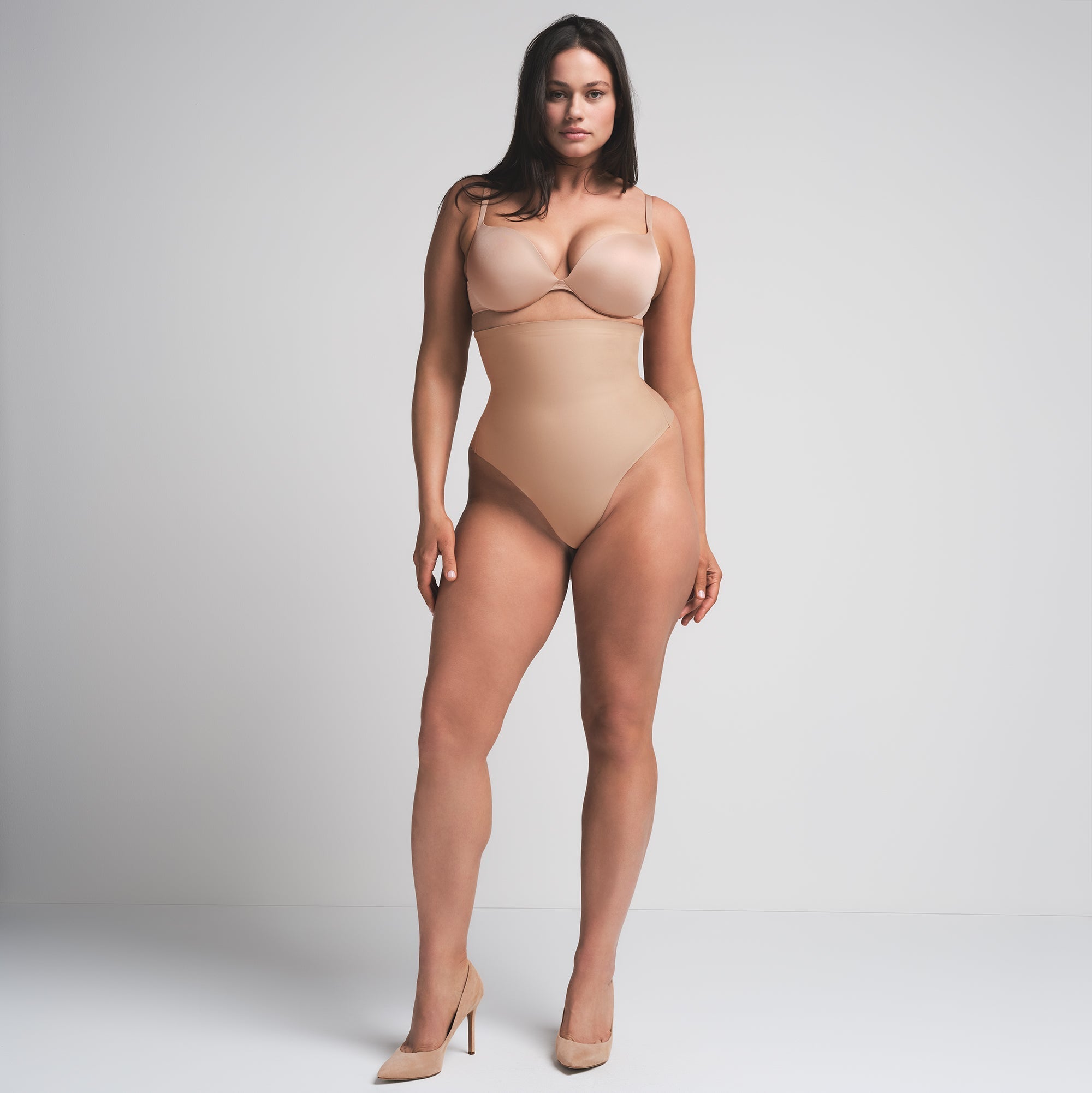 SKIMS BODY CORE SCULPT HIGH-WAISTED THONG | CLAY - Sneaker Türkiye