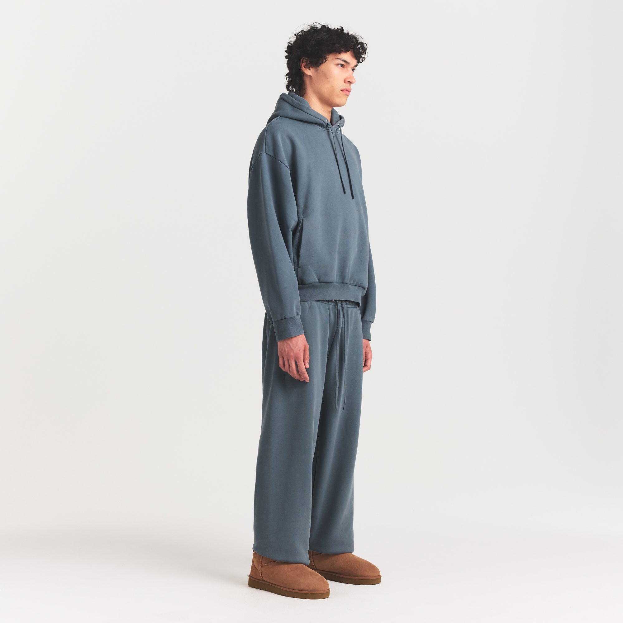 SKIMS HEAVYWEIGHT FLEECE MENS STRAIGHT LEG PANT | KYANITE - Sneaker Türkiye
