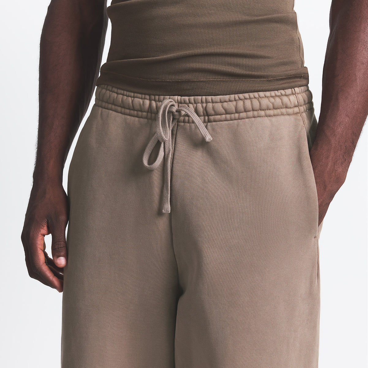 SKIMS HEAVYWEIGHT FLEECE MENS STRAIGHT LEG PANT | TRUFFLE - Sneaker Türkiye