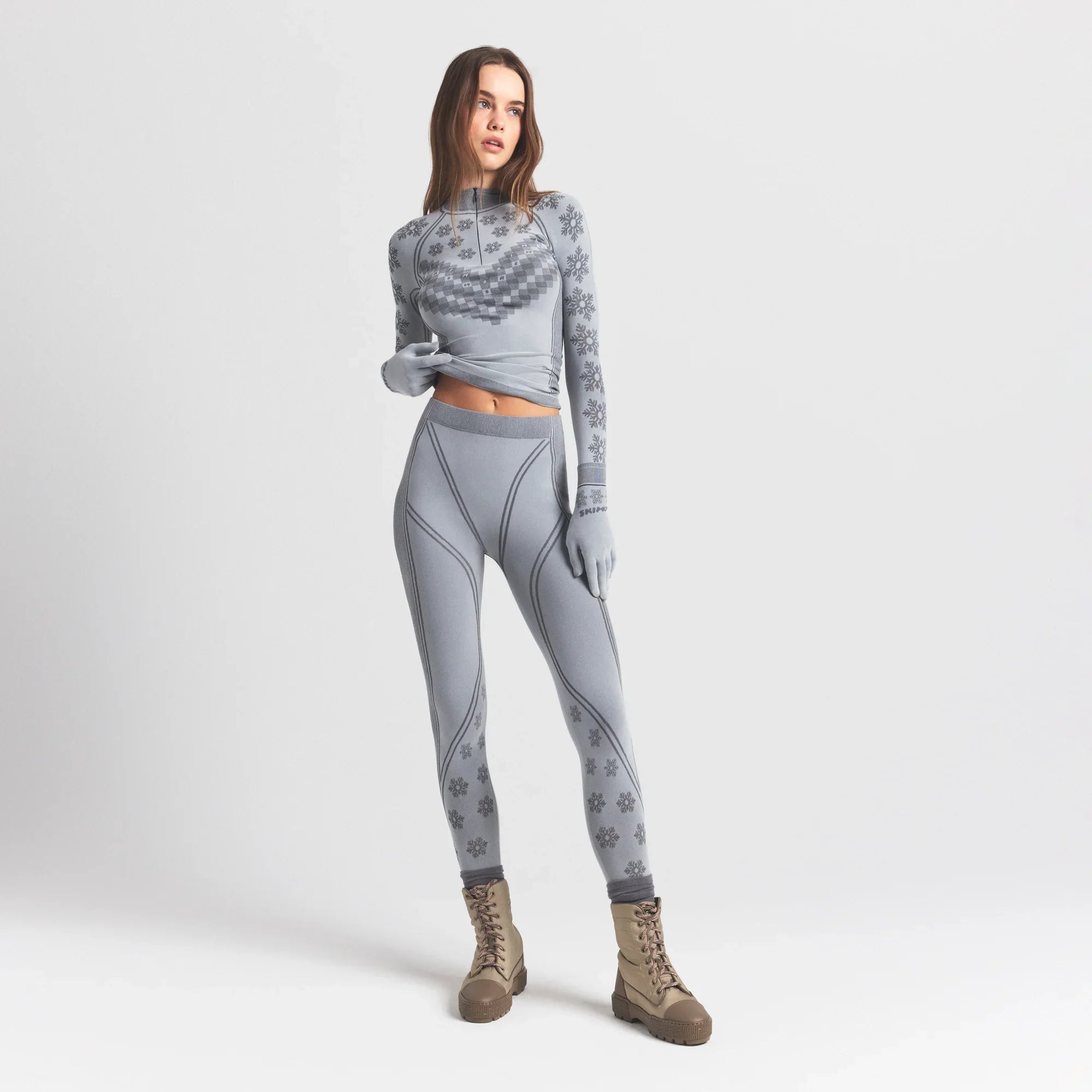 SKIMS FIRST LAYERS LEGGING | MIRROR WINTER FAIR ISLE - Sneaker Türkiye