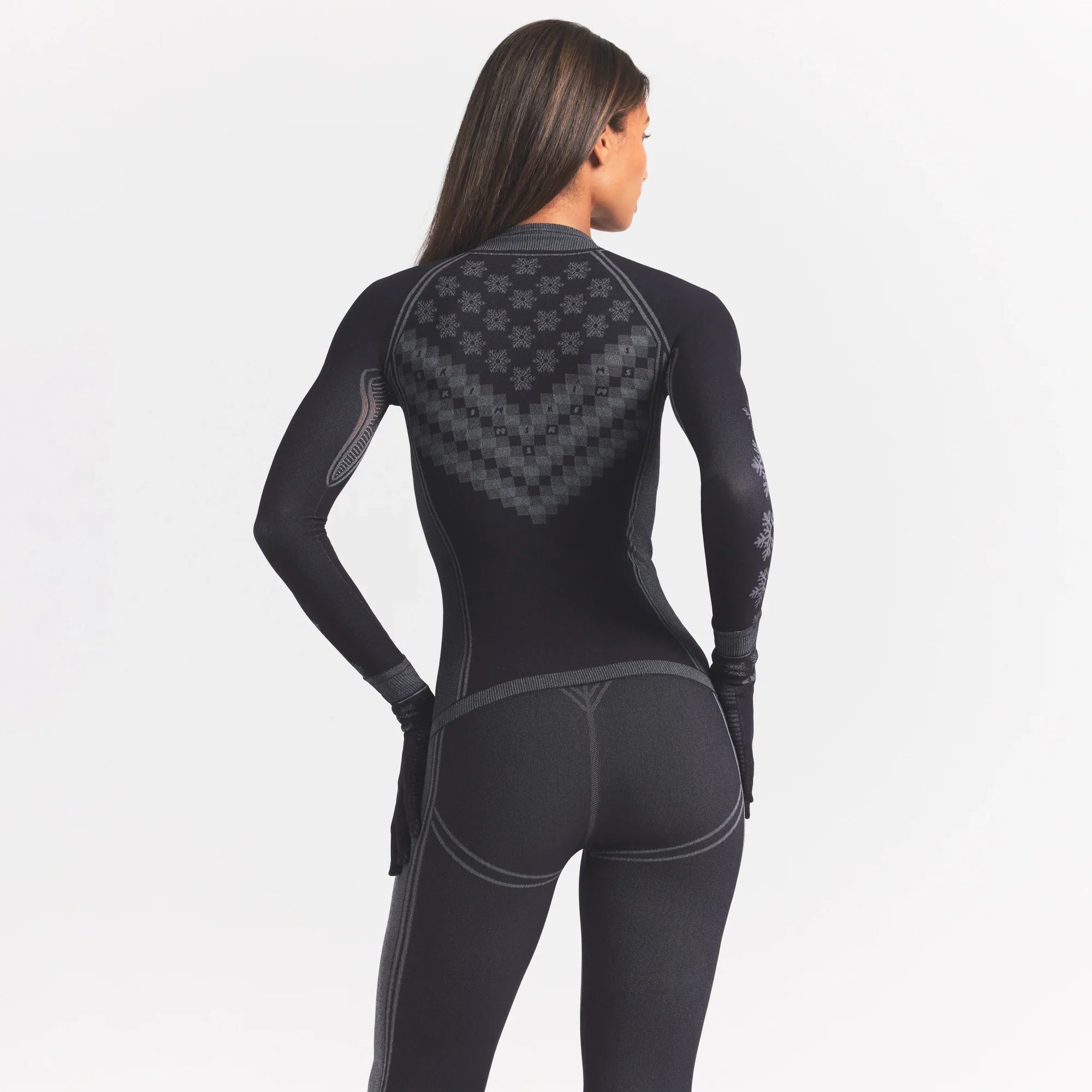 SKIMS FIRST LAYERS LEGGING | OBSIDIAN WINTER FAIR ISLE - Sneaker Türkiye