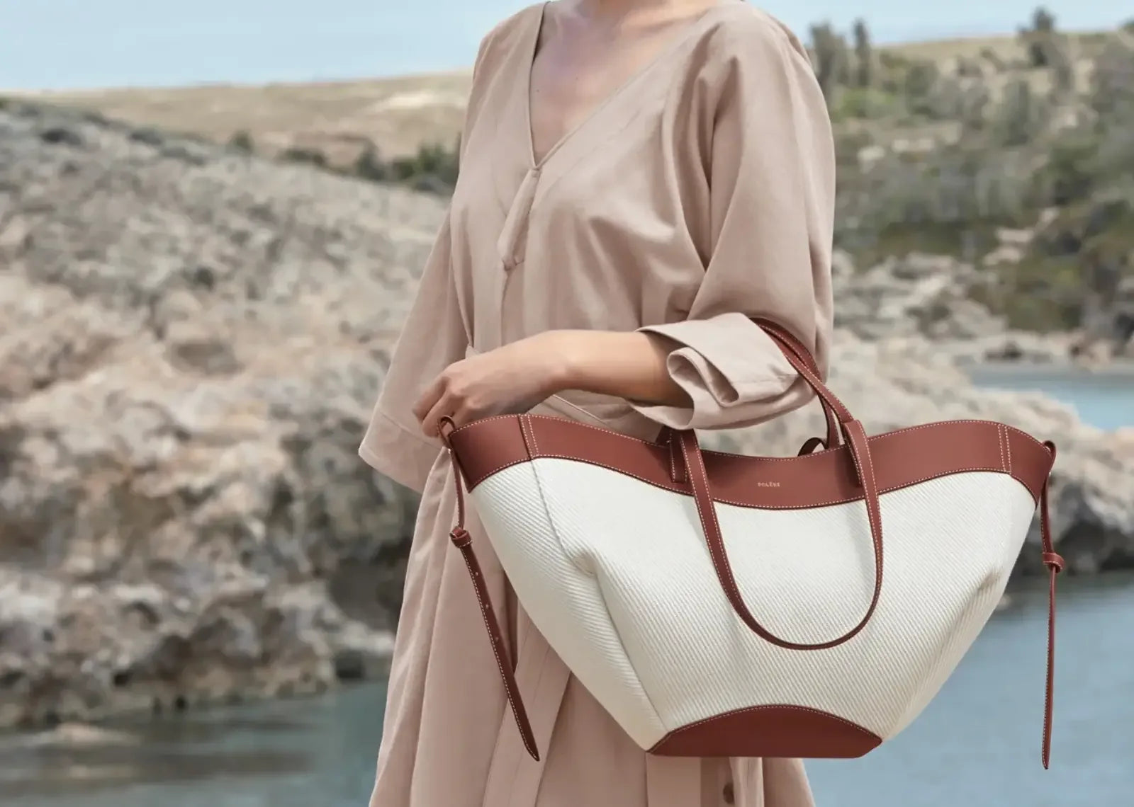 Polène Cyme Edition Cognac Canvas - Sneaker Türkiye
