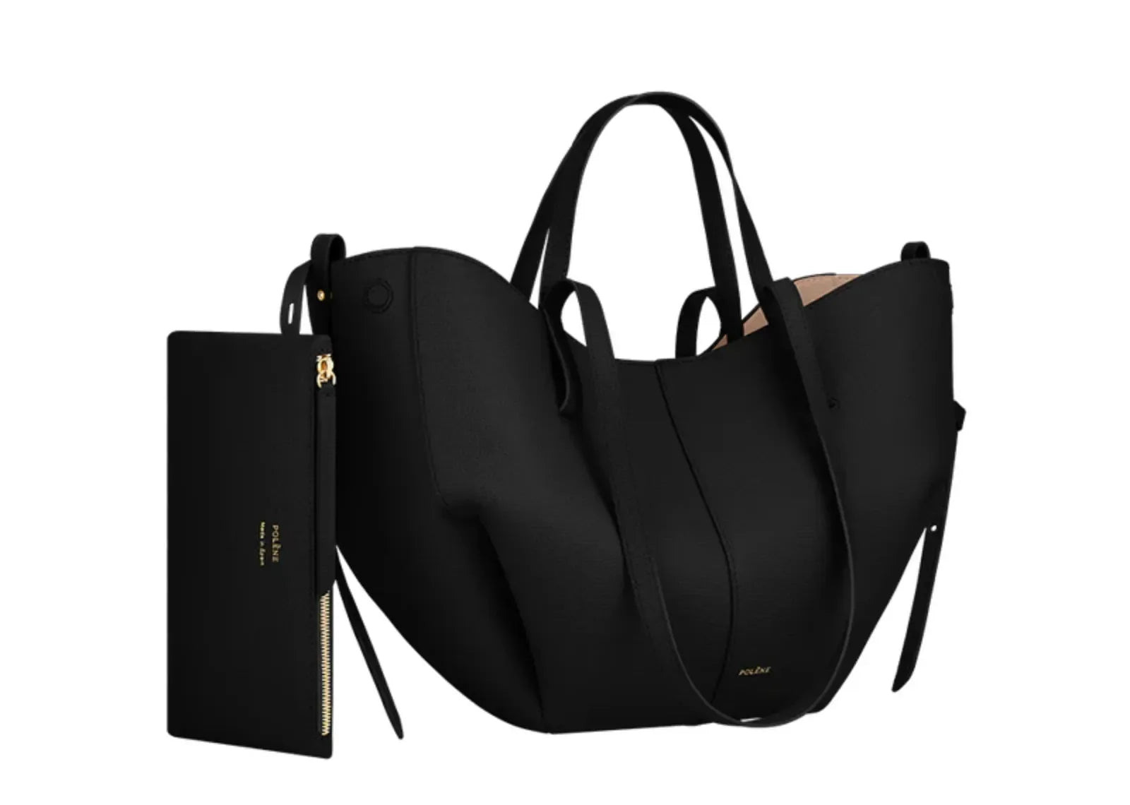 Polène Cyme Mini Edition Textured Black - Sneaker Türkiye