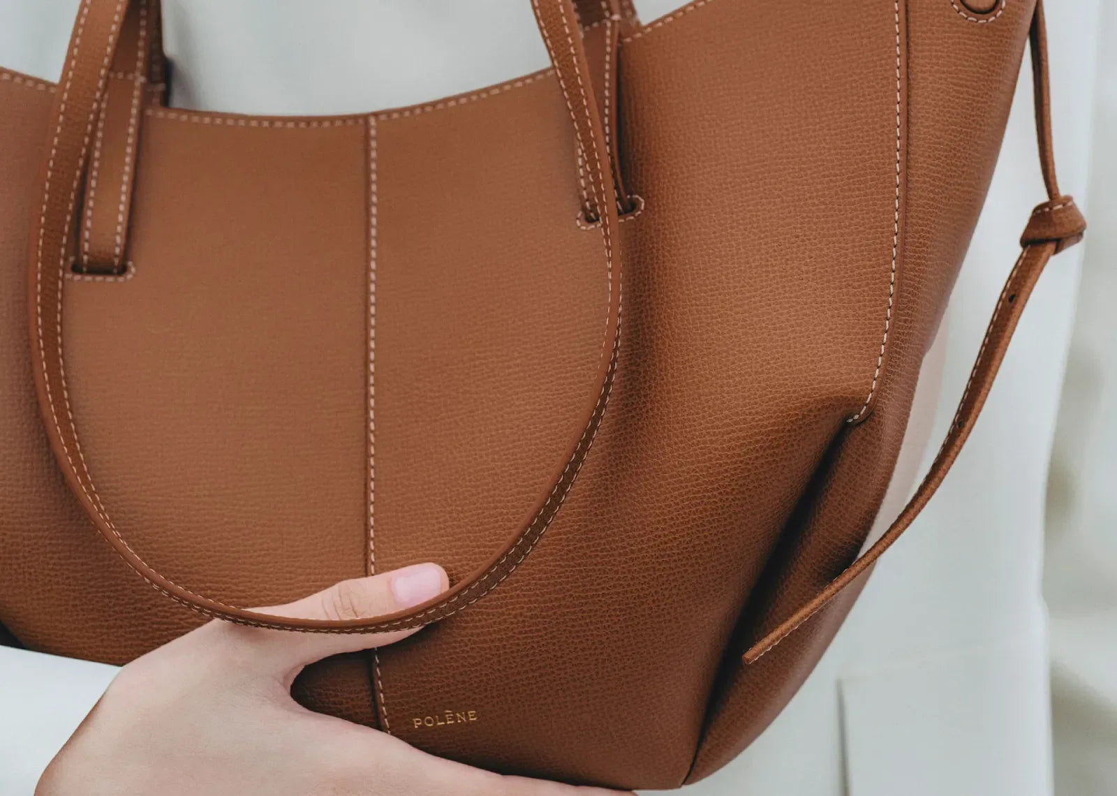 Polène Cyme Mini Edition Textured Camel - Sneaker Türkiye