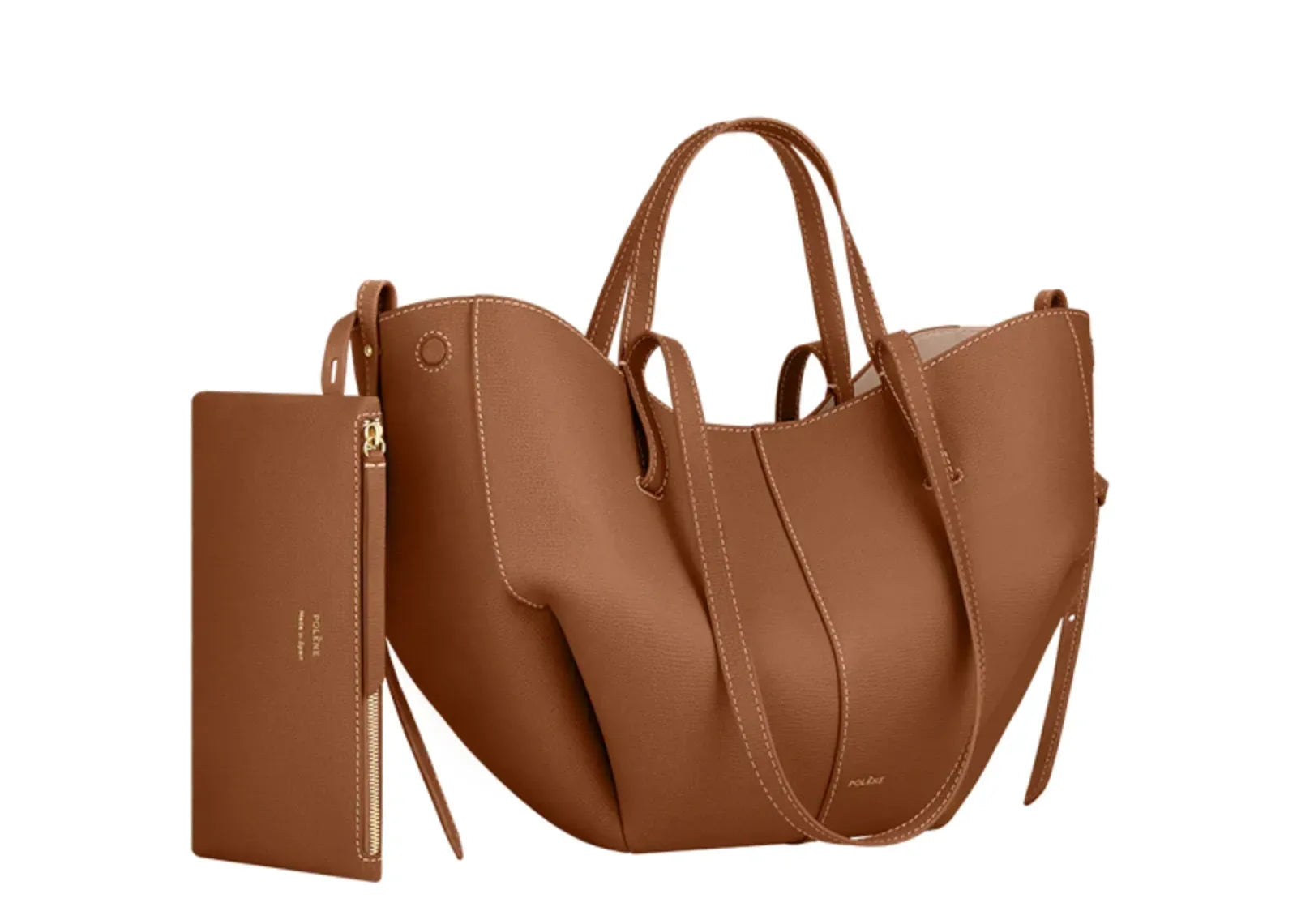 Polène Cyme Mini Edition Textured Camel - Sneaker Türkiye