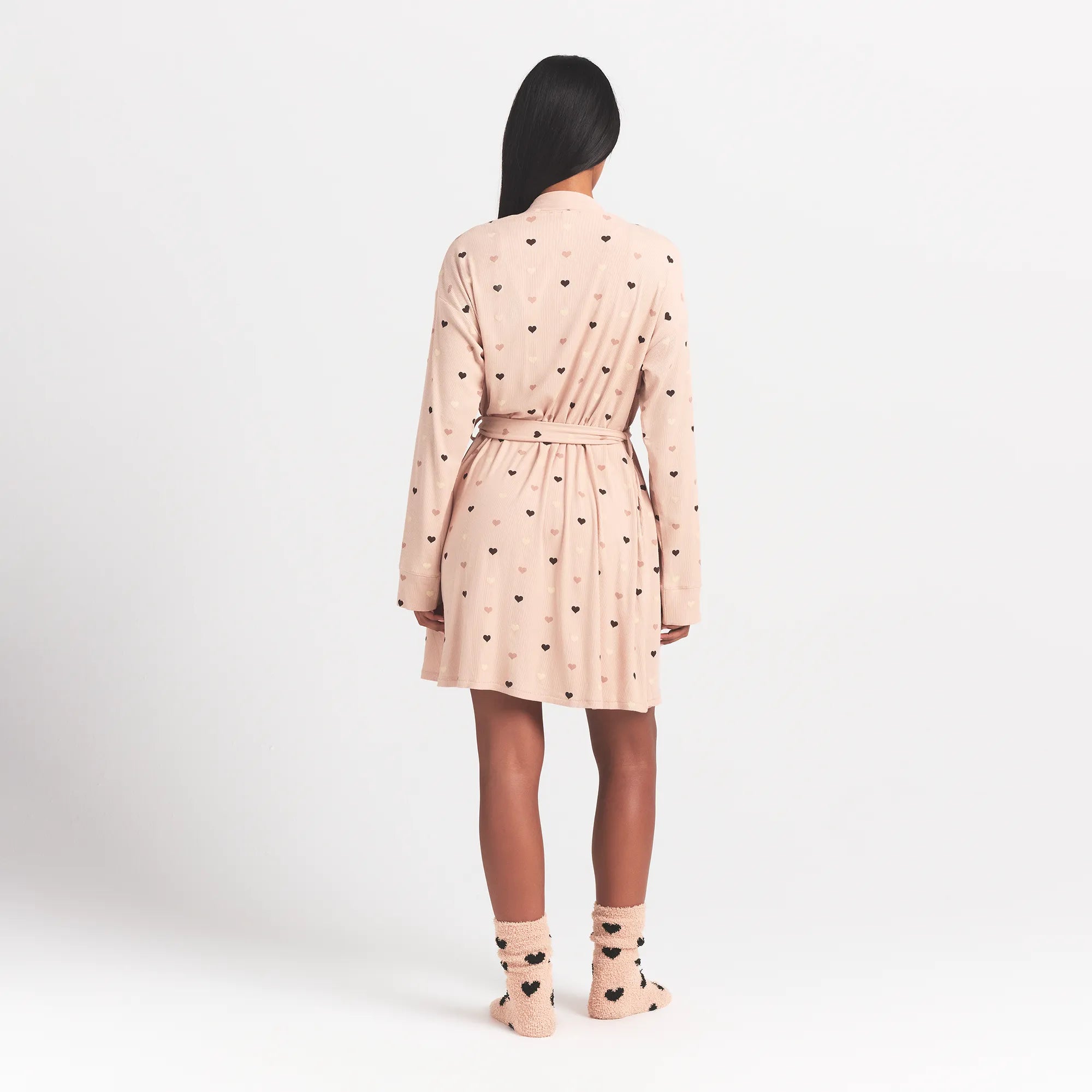 SKIMS SOFT LOUNGE ROBE | MICA MINI HEART HALFDROP - Sneaker Türkiye