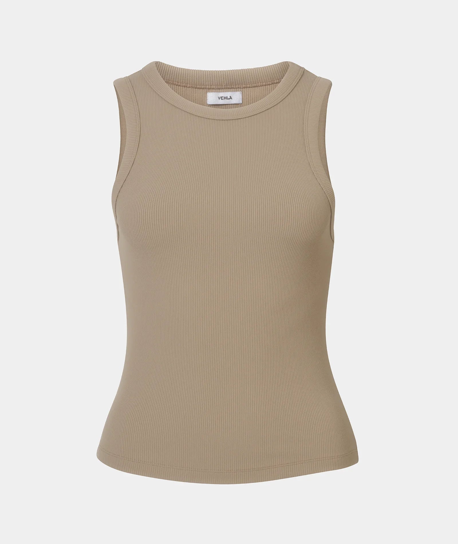 VEHLA RIBBED TANK – TAUPE – Ribbed Atlet - Sneaker Türkiye