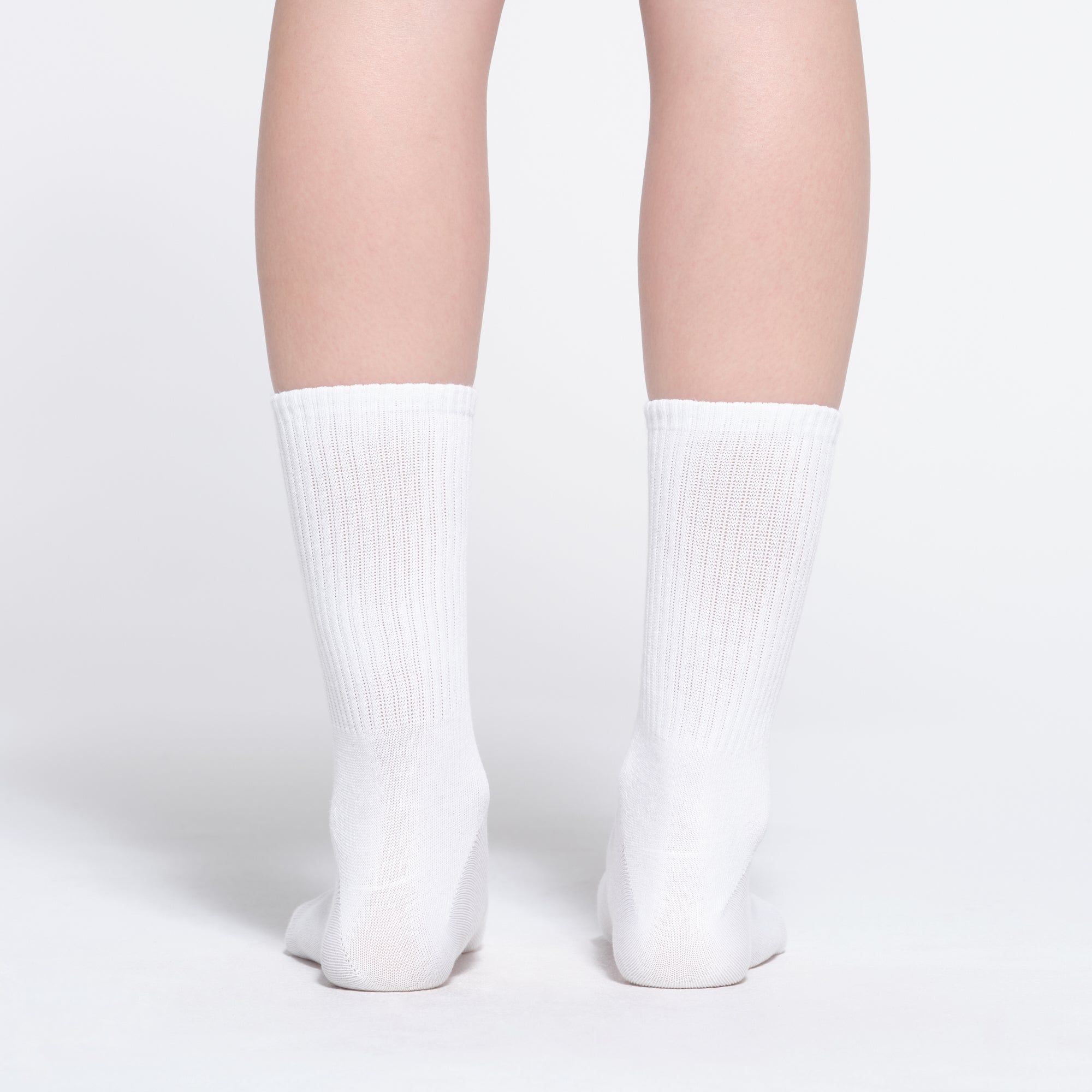 SKIMS RIBBED CREW SOCK | SNOW - Sneaker Türkiye