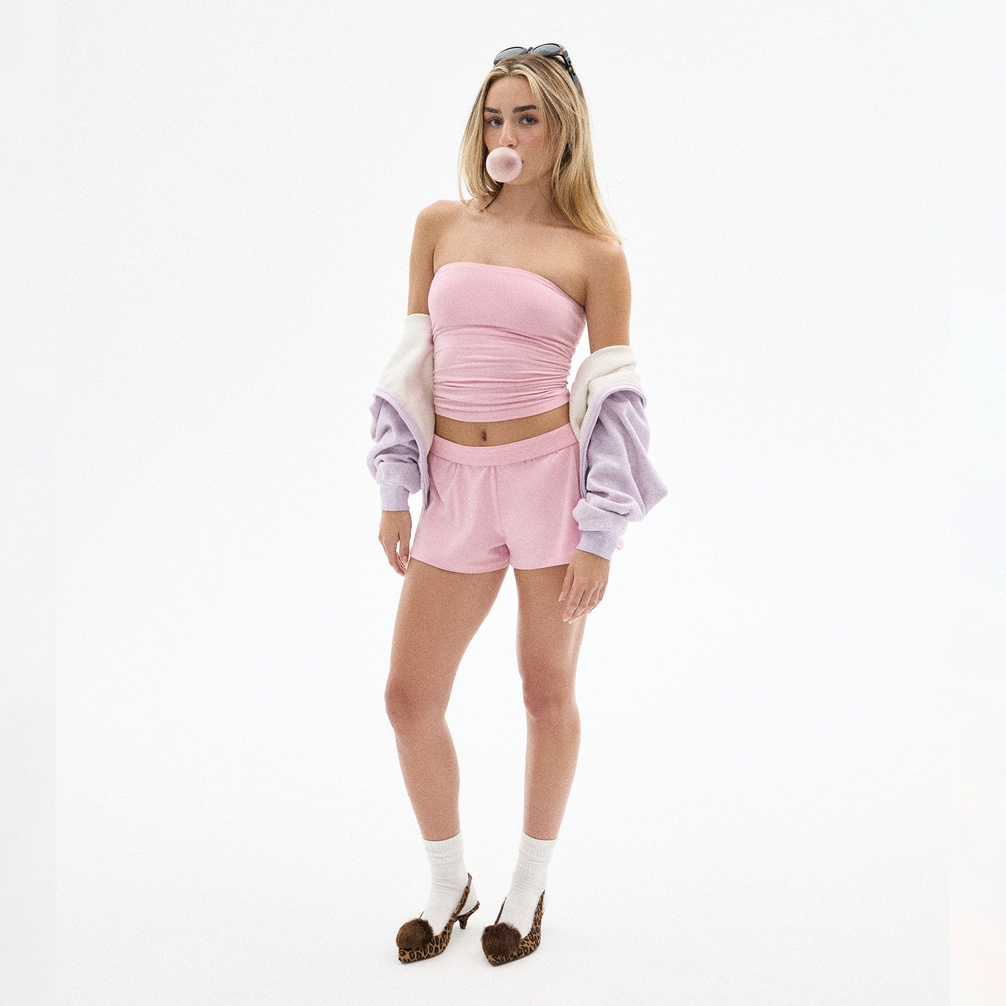 SKIMS COTTON JERSEY LOOSE SHORT | HALITE - Sneaker Türkiye