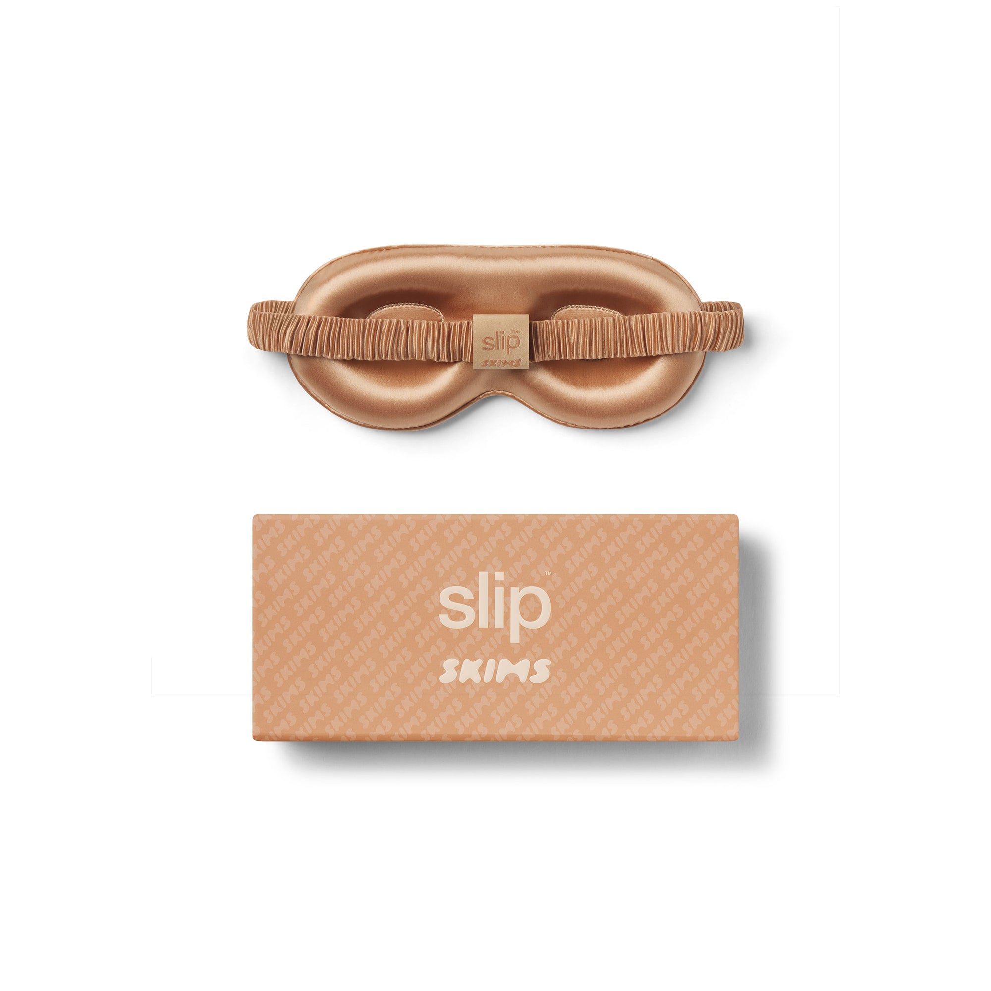 SLIP X SKIMS PURE SILK CONTOUR SLEEP MASK | CLAY - Sneaker Türkiye