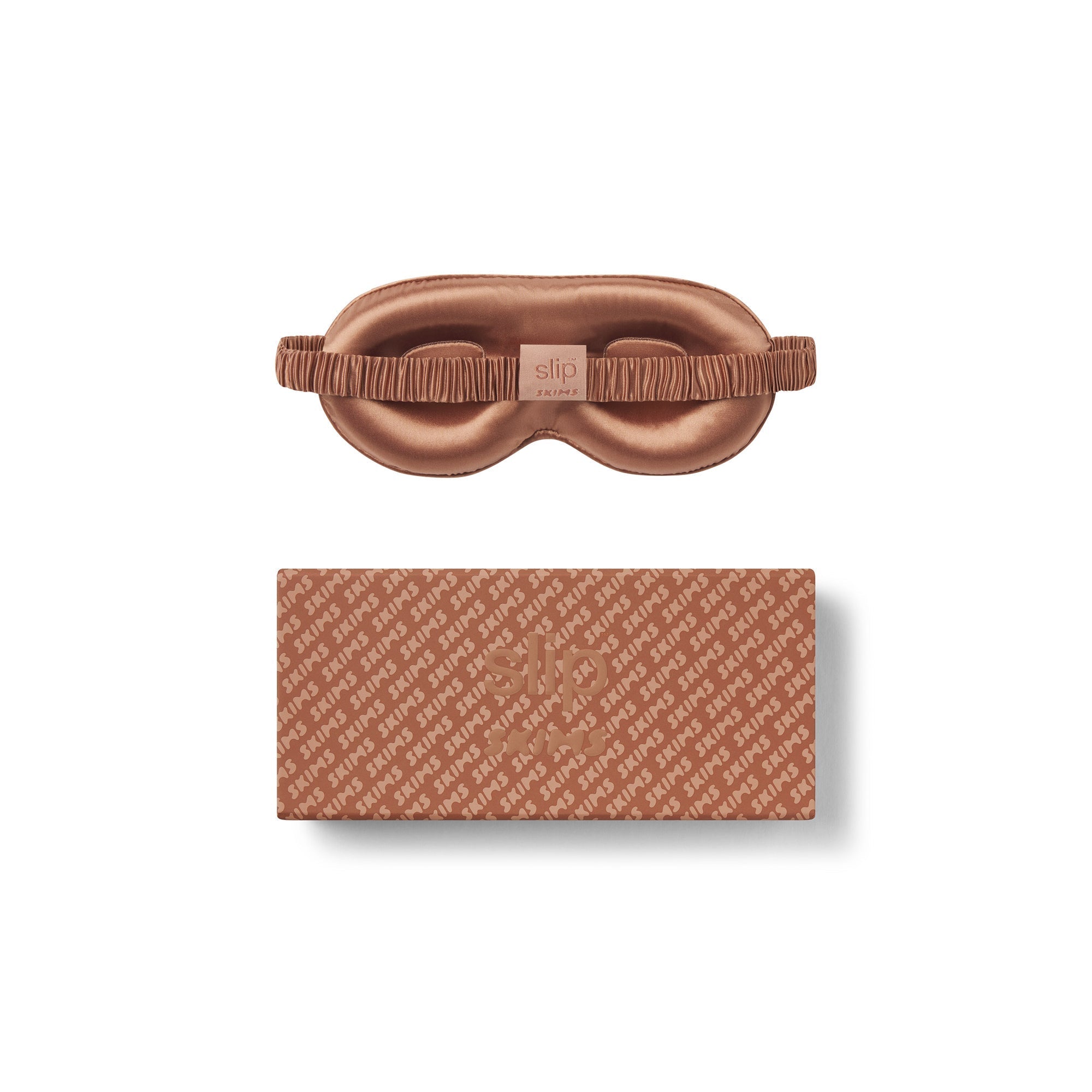 SLIP X SKIMS PURE SILK CONTOUR SLEEP MASK | SIENNA - Sneaker Türkiye