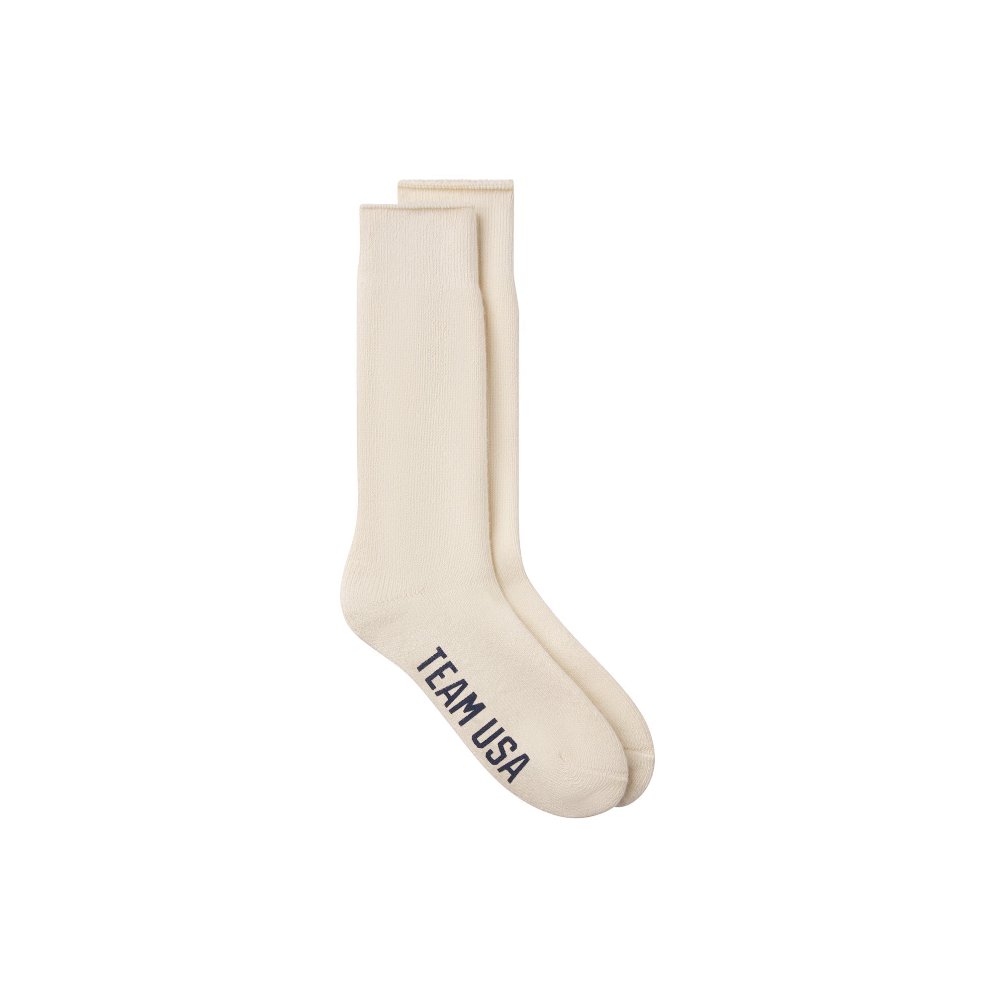 SKIMS FOR TEAM USA MENS OLYMPIC LOUNGE SOCK | ECRU - Sneaker Türkiye