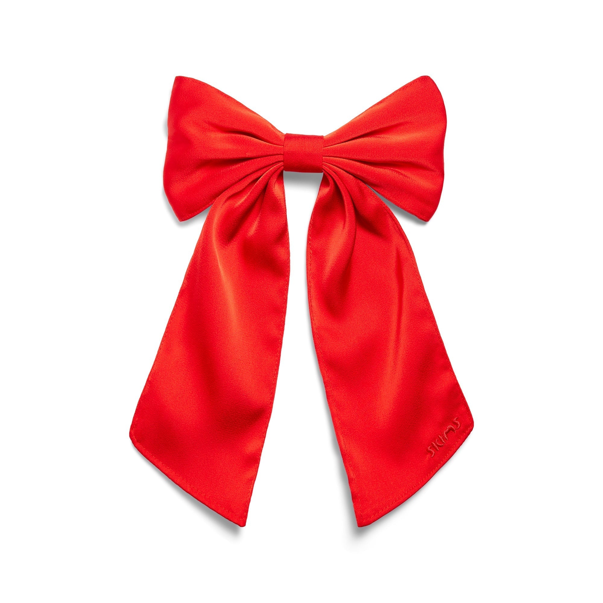 SKIMS SATIN JUMBO BOW CLIP | RUBY - Sneaker Türkiye