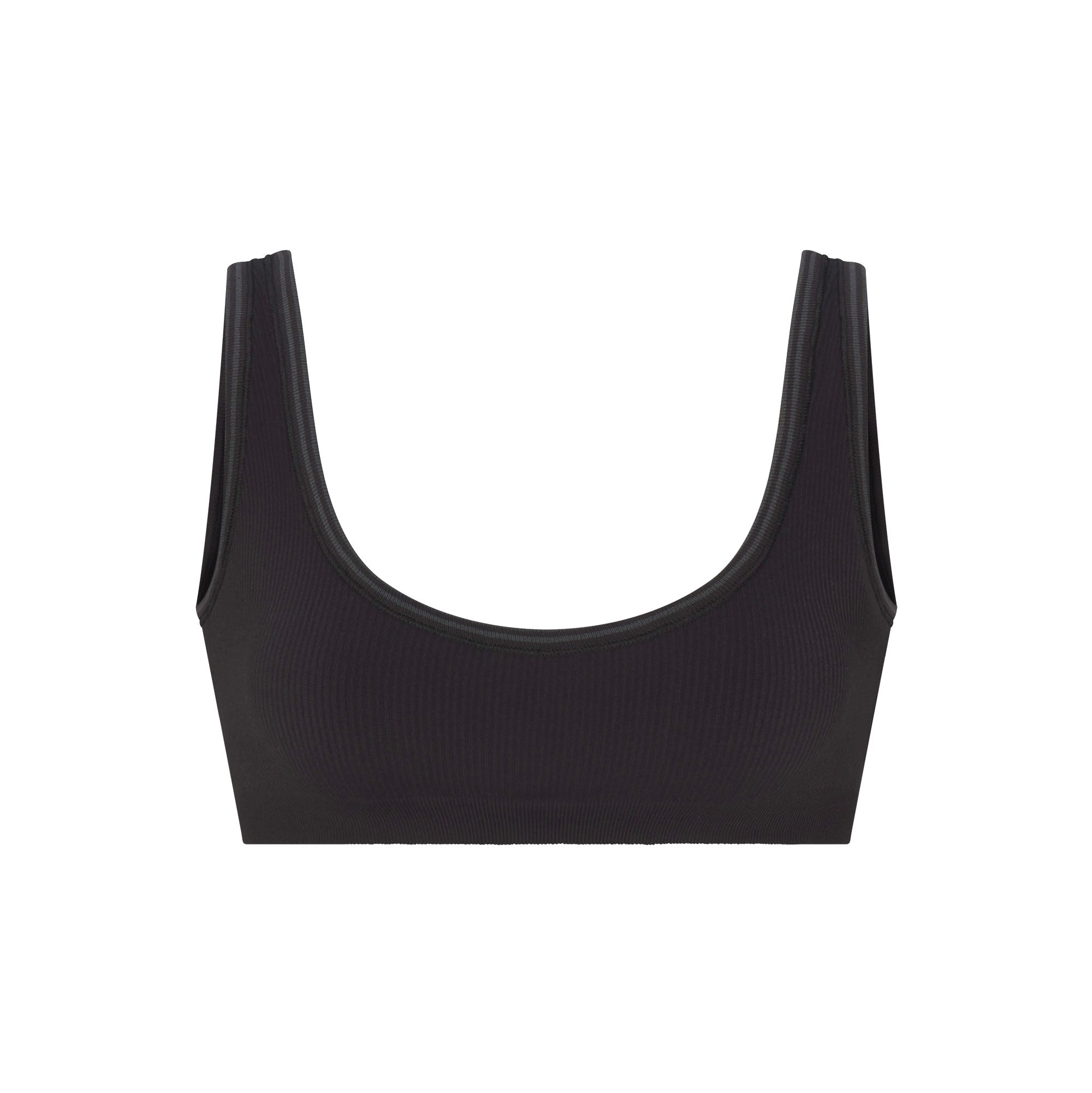 NikeSKIMS RIBBED SEAMLESS MICRO SCOOP BRA | OBSIDIAN - Sneaker Türkiye