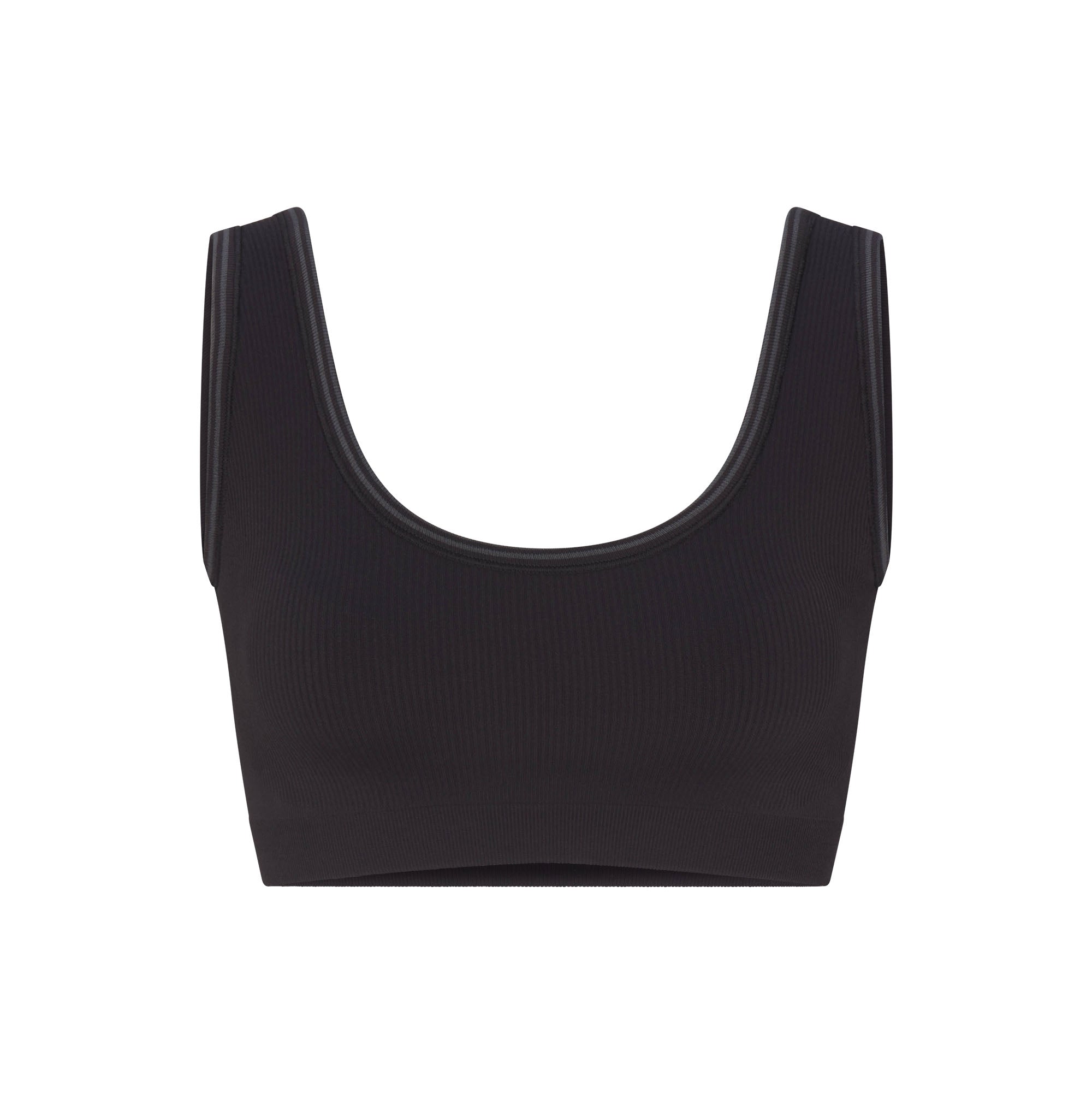 NikeSKIMS RIBBED SEAMLESS SCOOP BRA | OBSIDIAN - Sneaker Türkiye