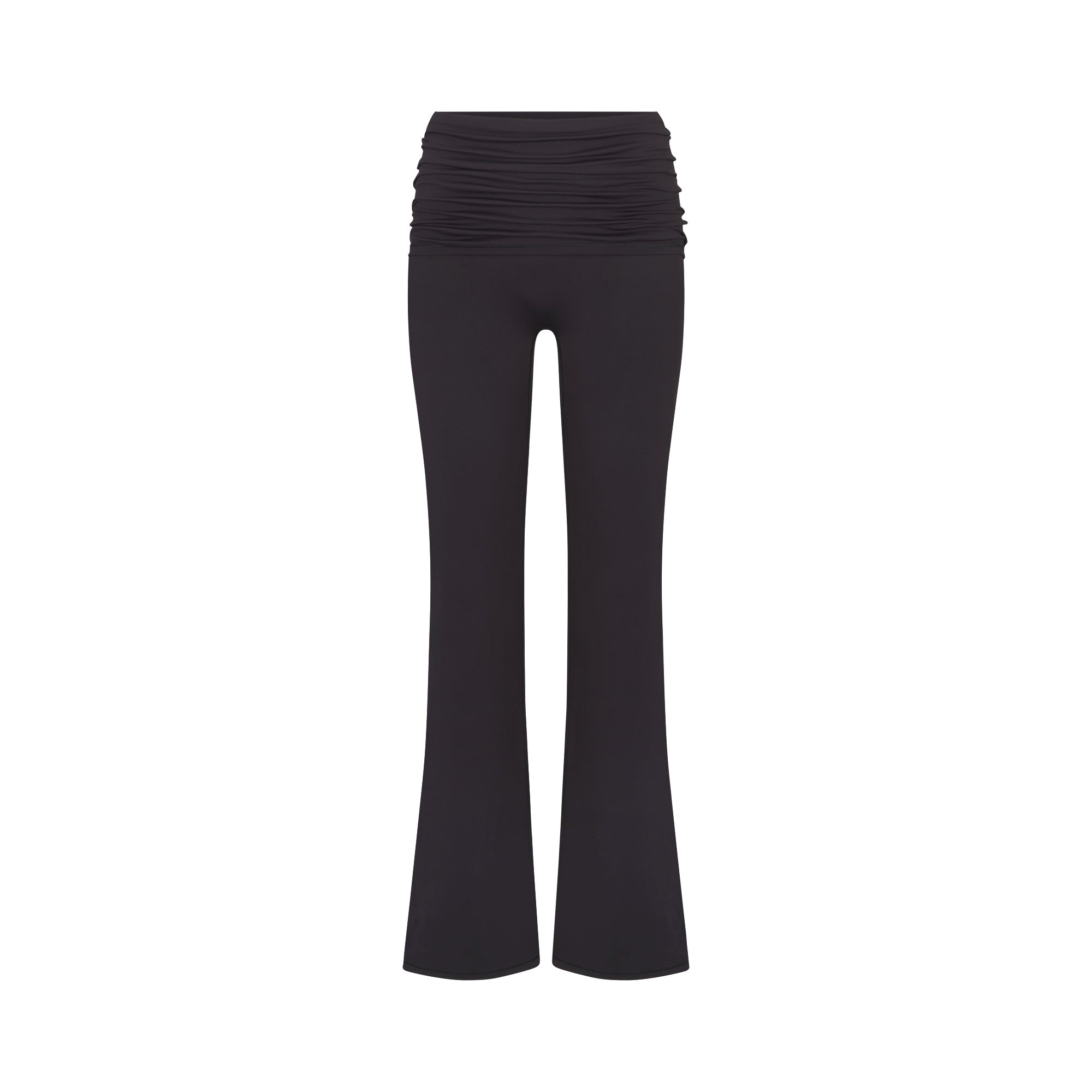 NikeSKIMS MATTE FOLDOVER SLIM FLARE LEGGING | OBSIDIAN - Sneaker Türkiye