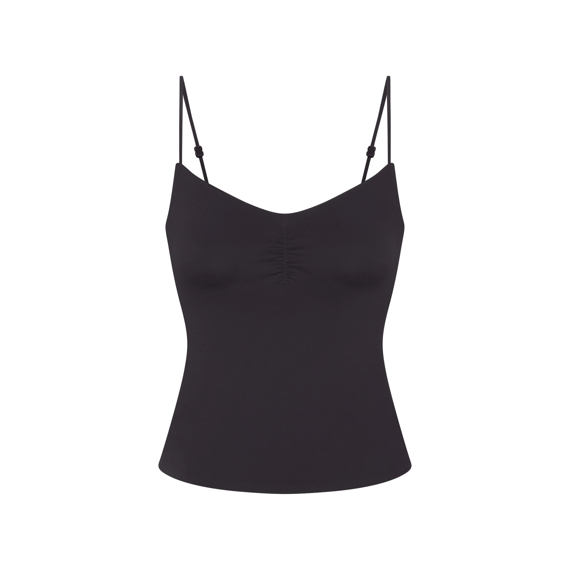 NikeSKIMS MATTE SHIRRED FRONT TANK | OBSIDIAN - Sneaker Türkiye