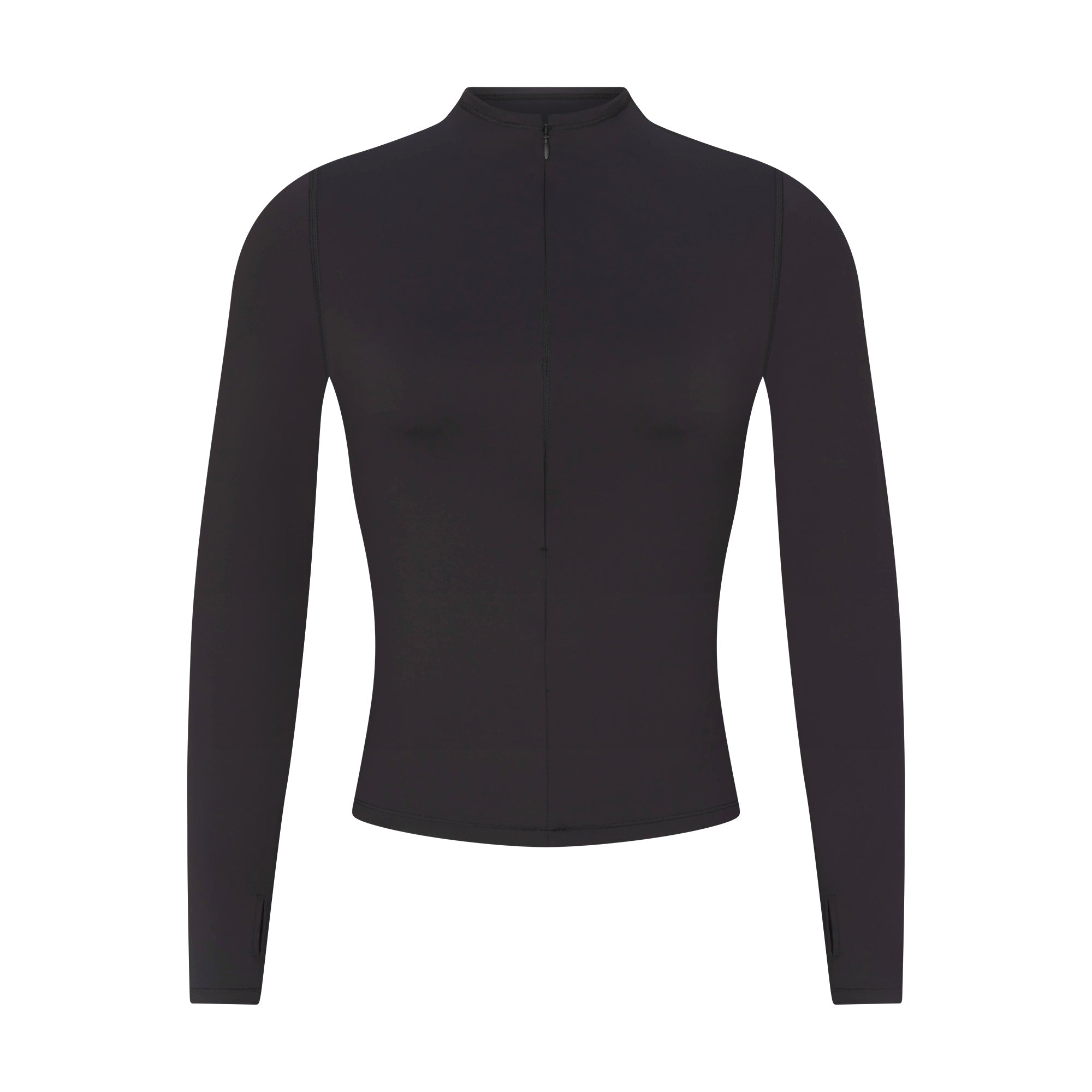 NikeSKIMS MATTE ZIP FRONT TOP | OBSIDIAN - Sneaker Türkiye