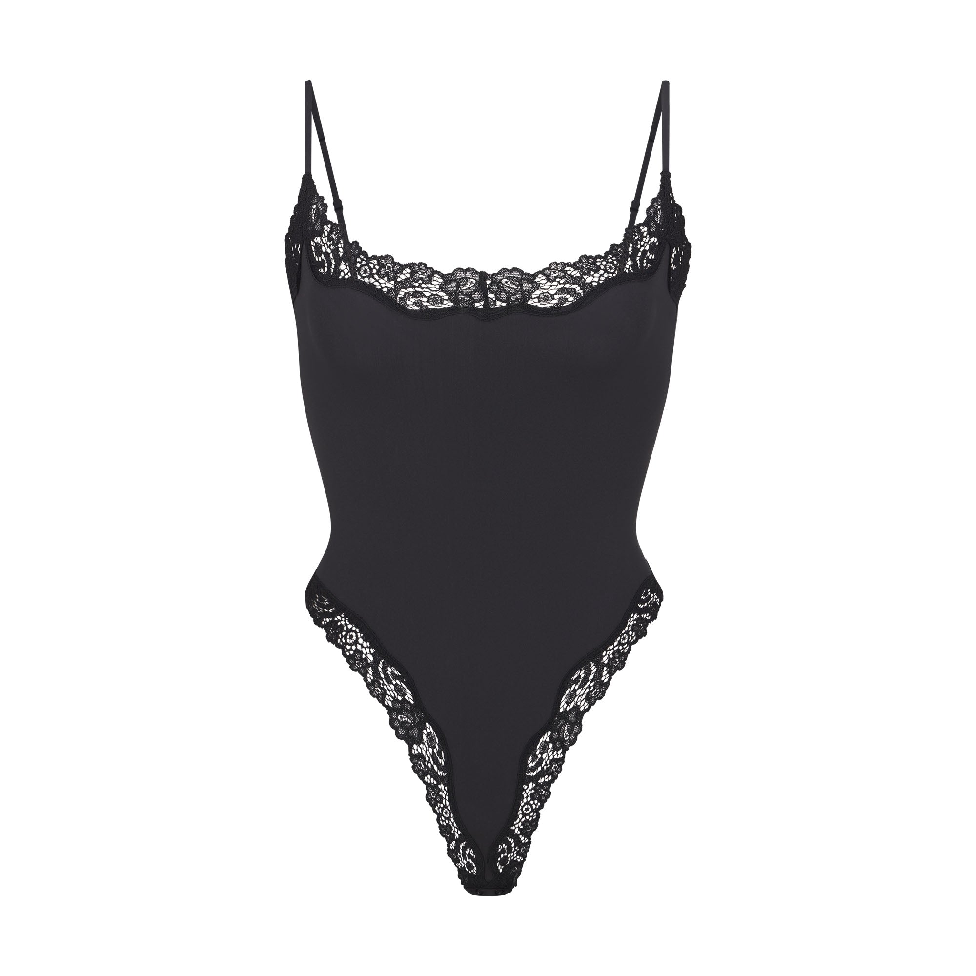 SKIMS FITS EVERYBODY LACE CAMI BODYSUIT | ONYX - Sneaker Türkiye