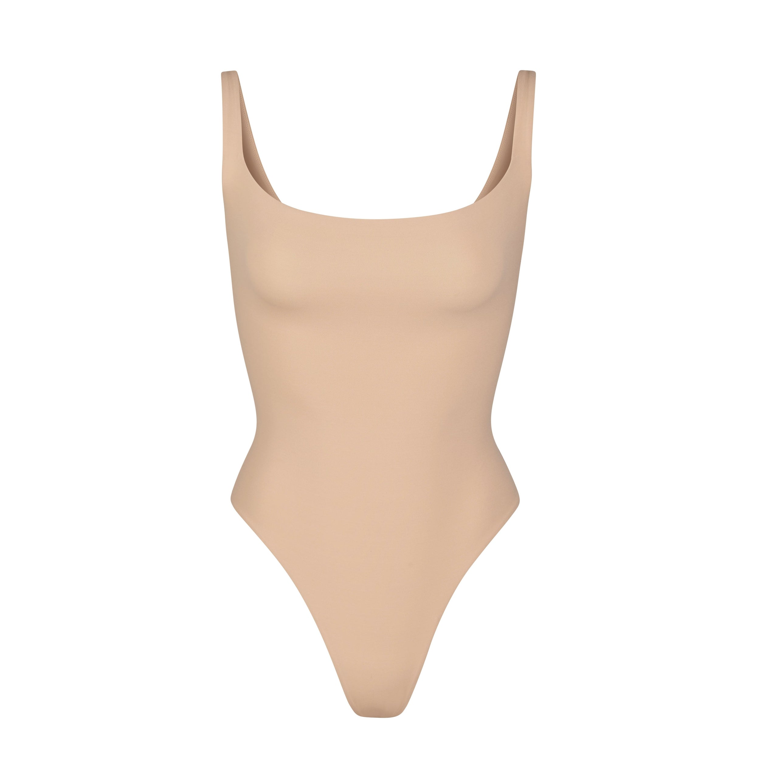 SKIMS FITS EVERYBODY SQUARE NECK BODYSUIT | CLAY - Sneaker Türkiye