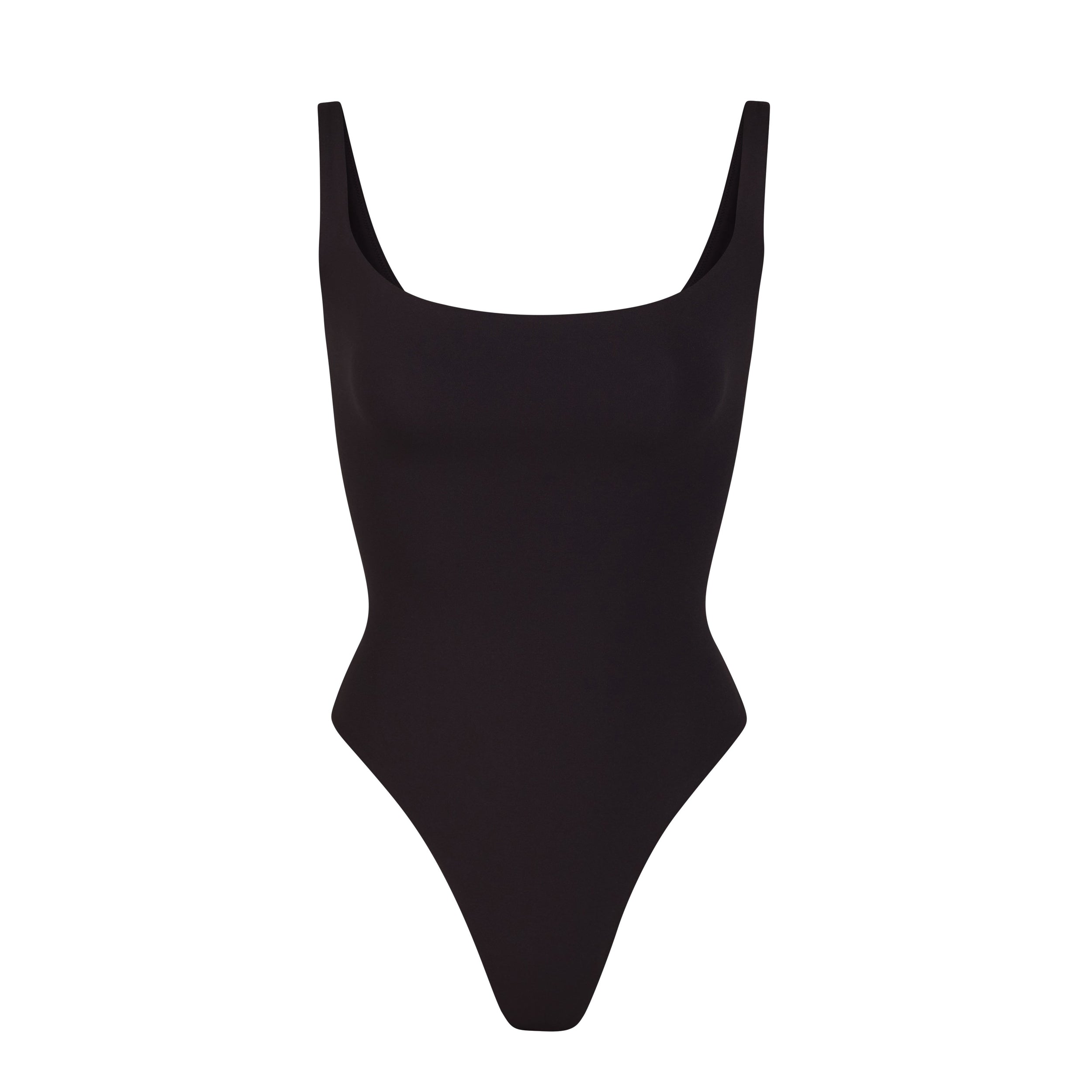 SKIMS FITS EVERYBODY SQUARE NECK BODYSUIT | ONYX - Sneaker Türkiye