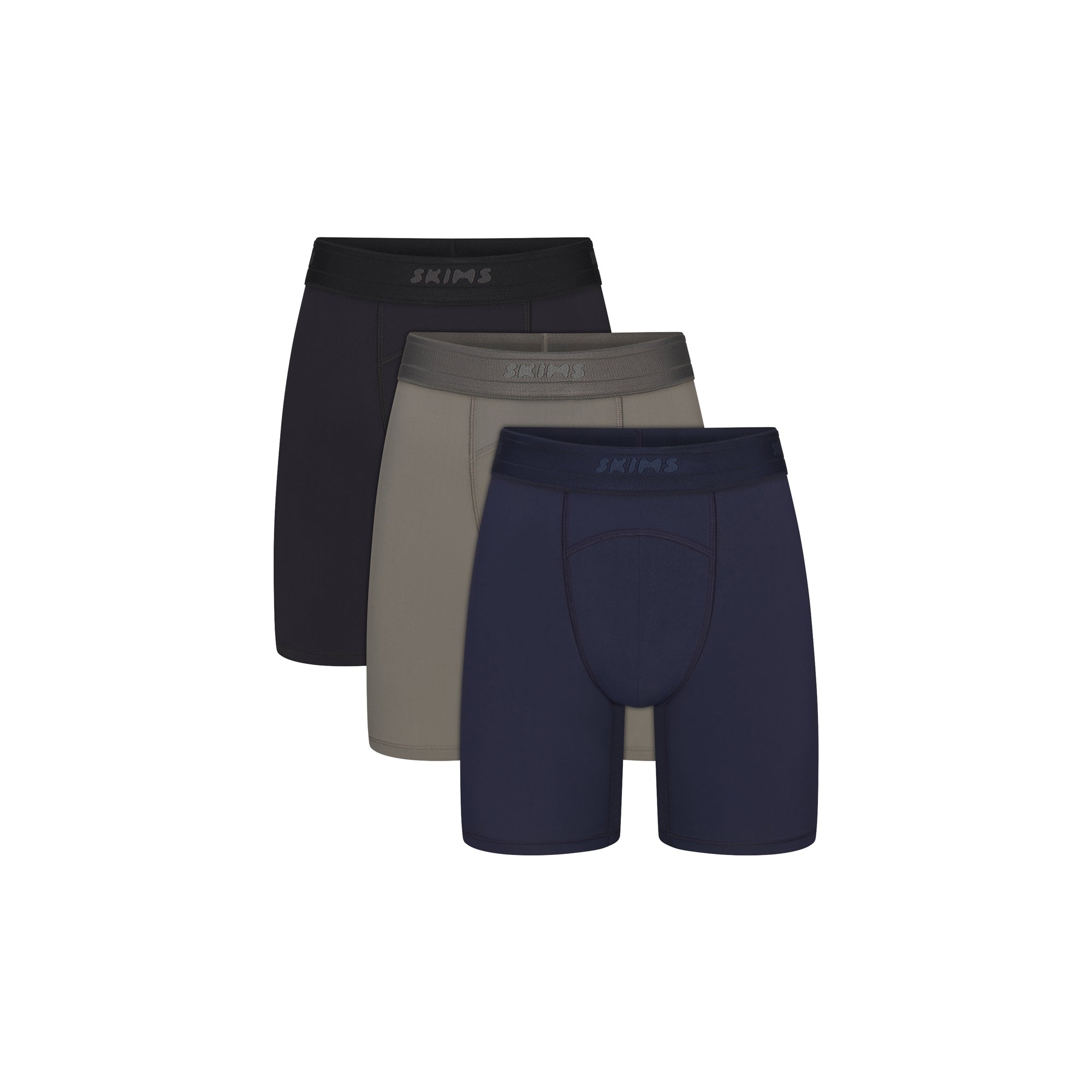 SKIMS FLEX MENS 7″ BOXER BRIEF 3-PACK | NAVY GUNMETAL MULTI - Sneaker Türkiye