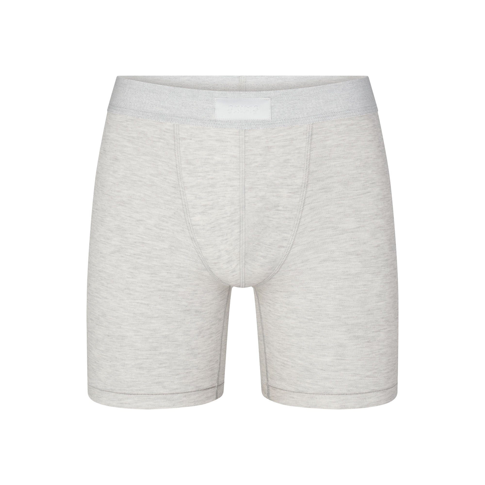 SKIMS COTTON MENS 5″ BOXER BRIEF | LIGHT HEATHER GREY - Sneaker Türkiye