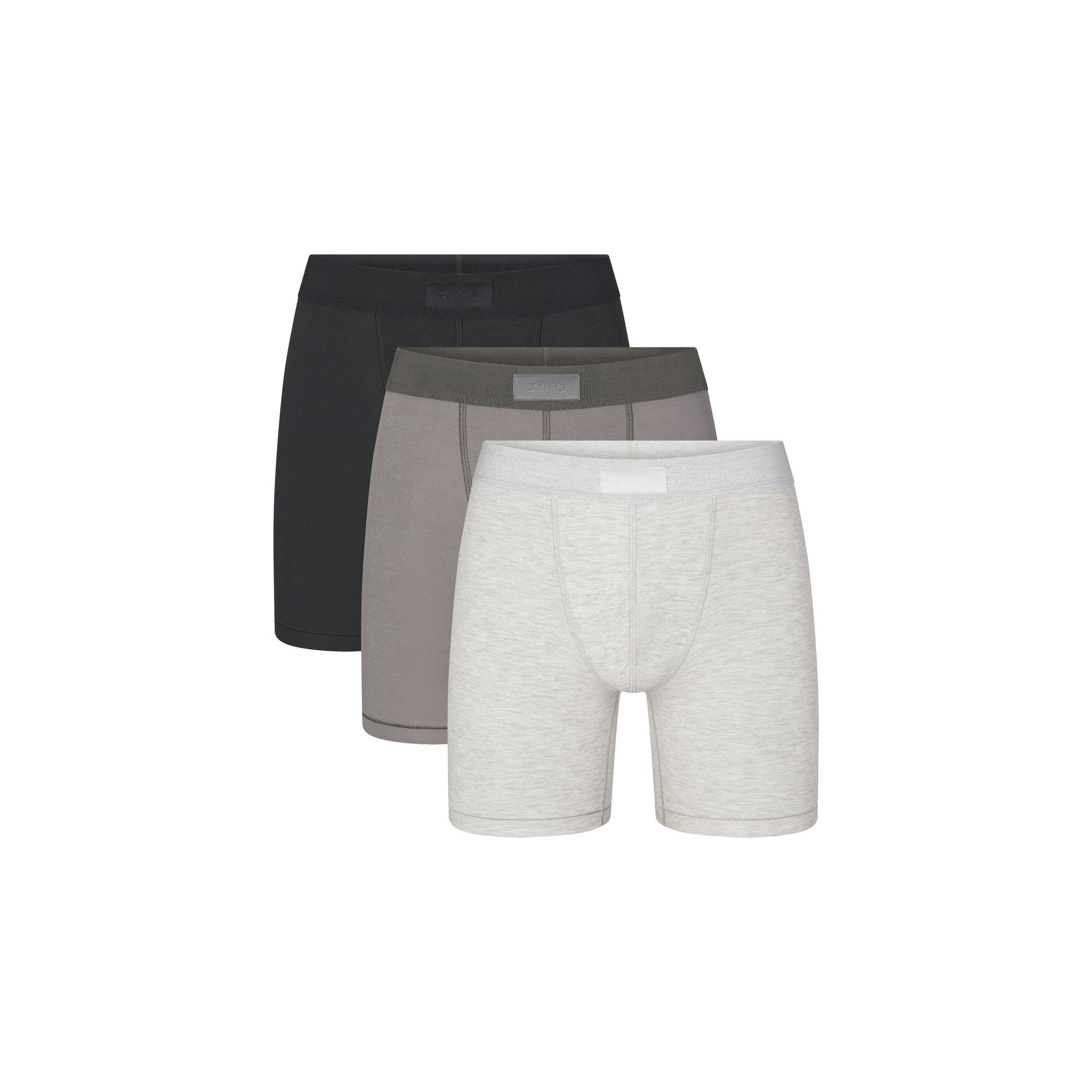 SKIMS COTTON MENS 5″ BOXER BRIEF 3-PACK | HEATHER MULTI - Sneaker Türkiye