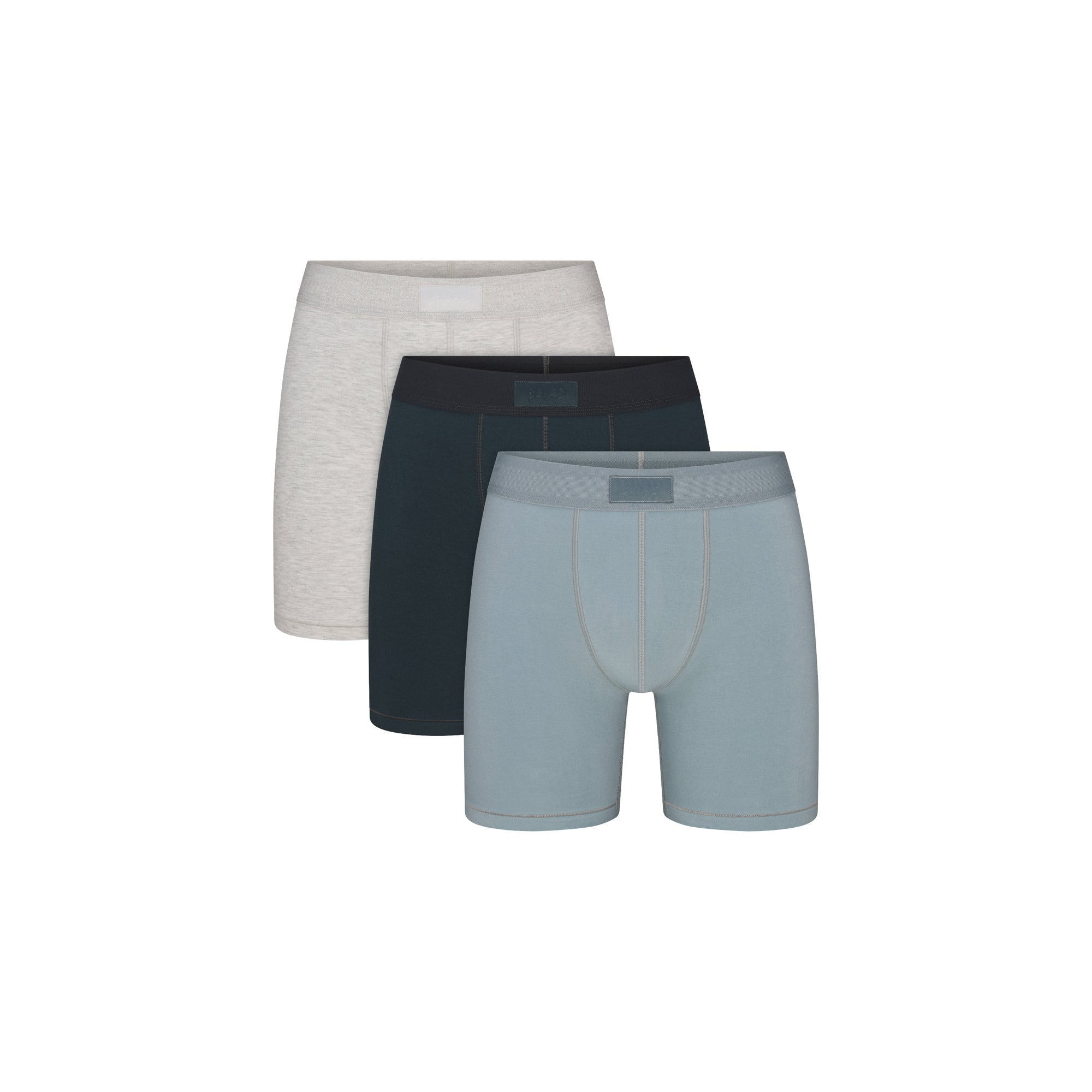 SKIMS COTTON MENS 5″ BOXER BRIEF 3-PACK | VERDANT MULTI - Sneaker Türkiye