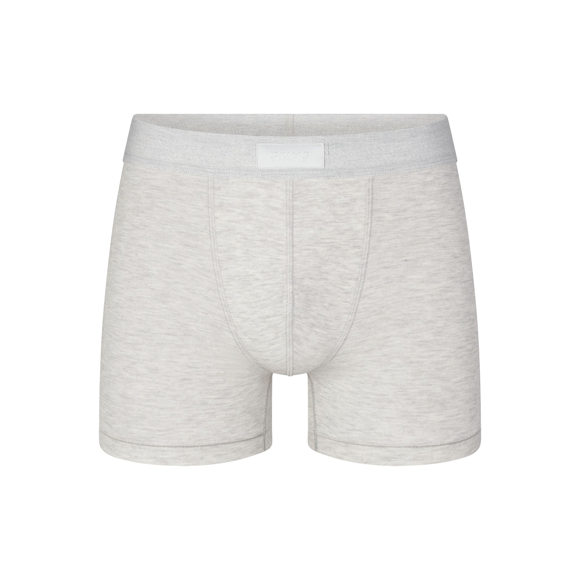 SKIMS COTTON MENS 3″ BOXER BRIEF | LIGHT HEATHER GREY - Sneaker Türkiye